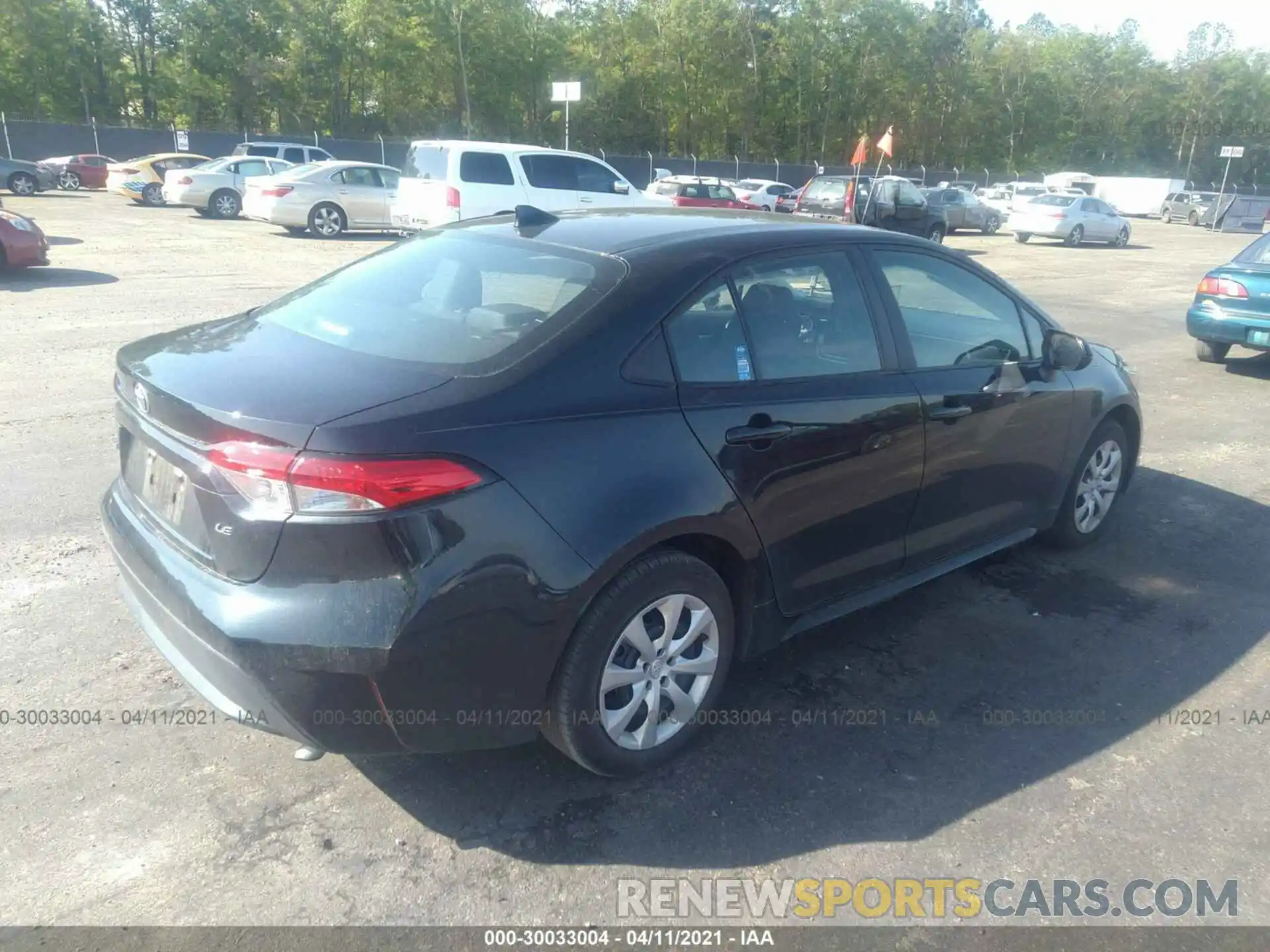 4 Photograph of a damaged car 5YFEPRAE1LP093055 TOYOTA COROLLA 2020