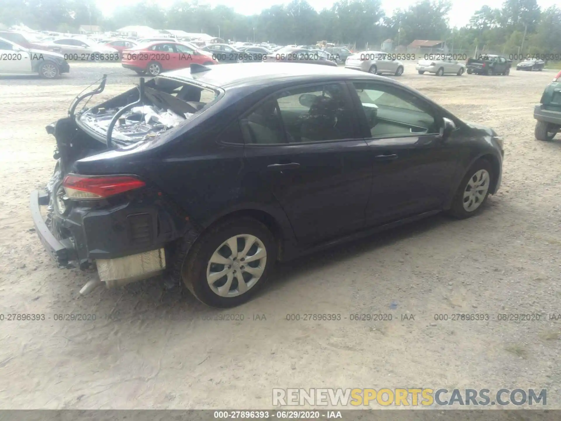 4 Photograph of a damaged car 5YFEPRAE1LP093069 TOYOTA COROLLA 2020