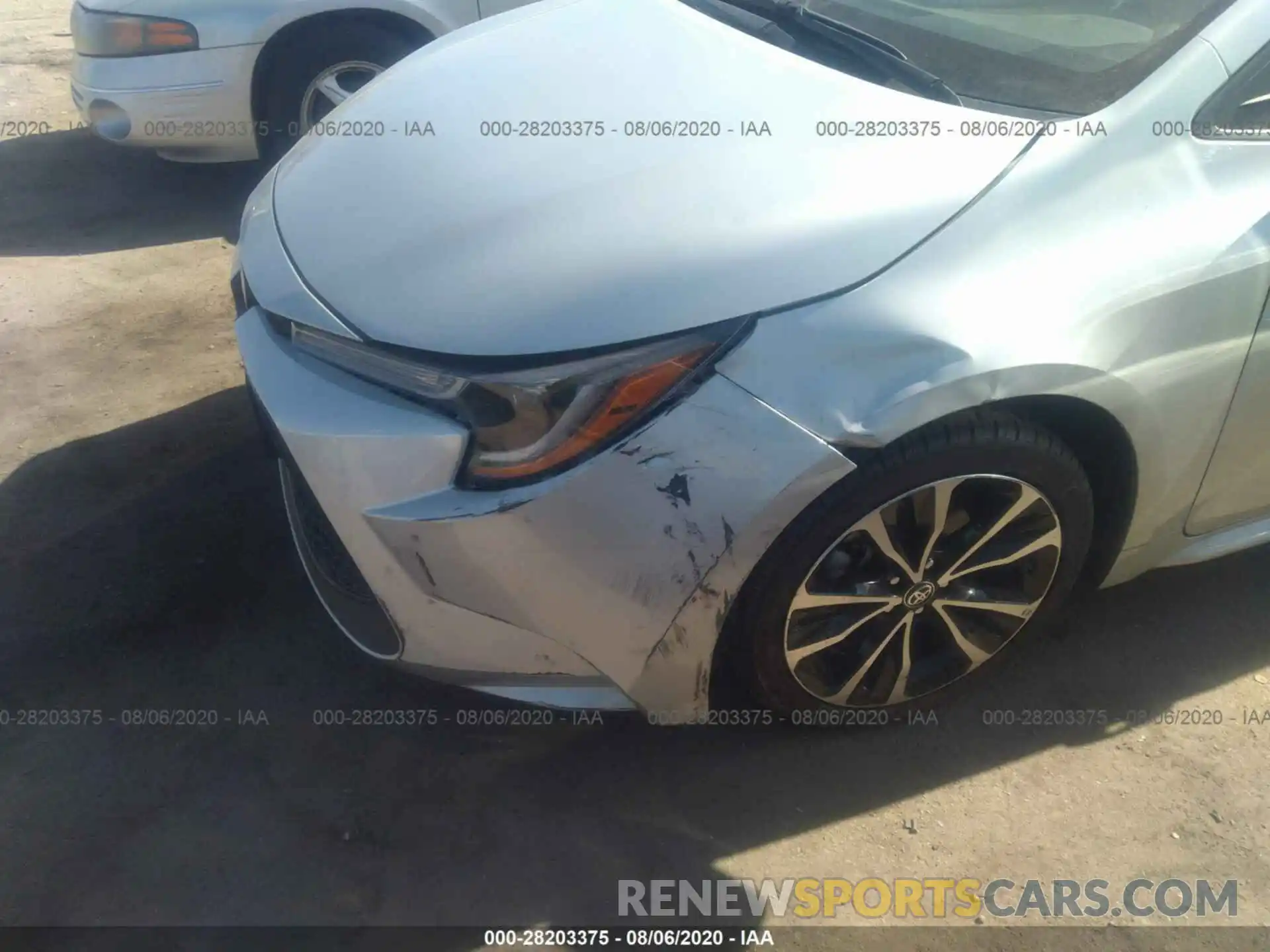 6 Photograph of a damaged car 5YFEPRAE1LP093122 TOYOTA COROLLA 2020