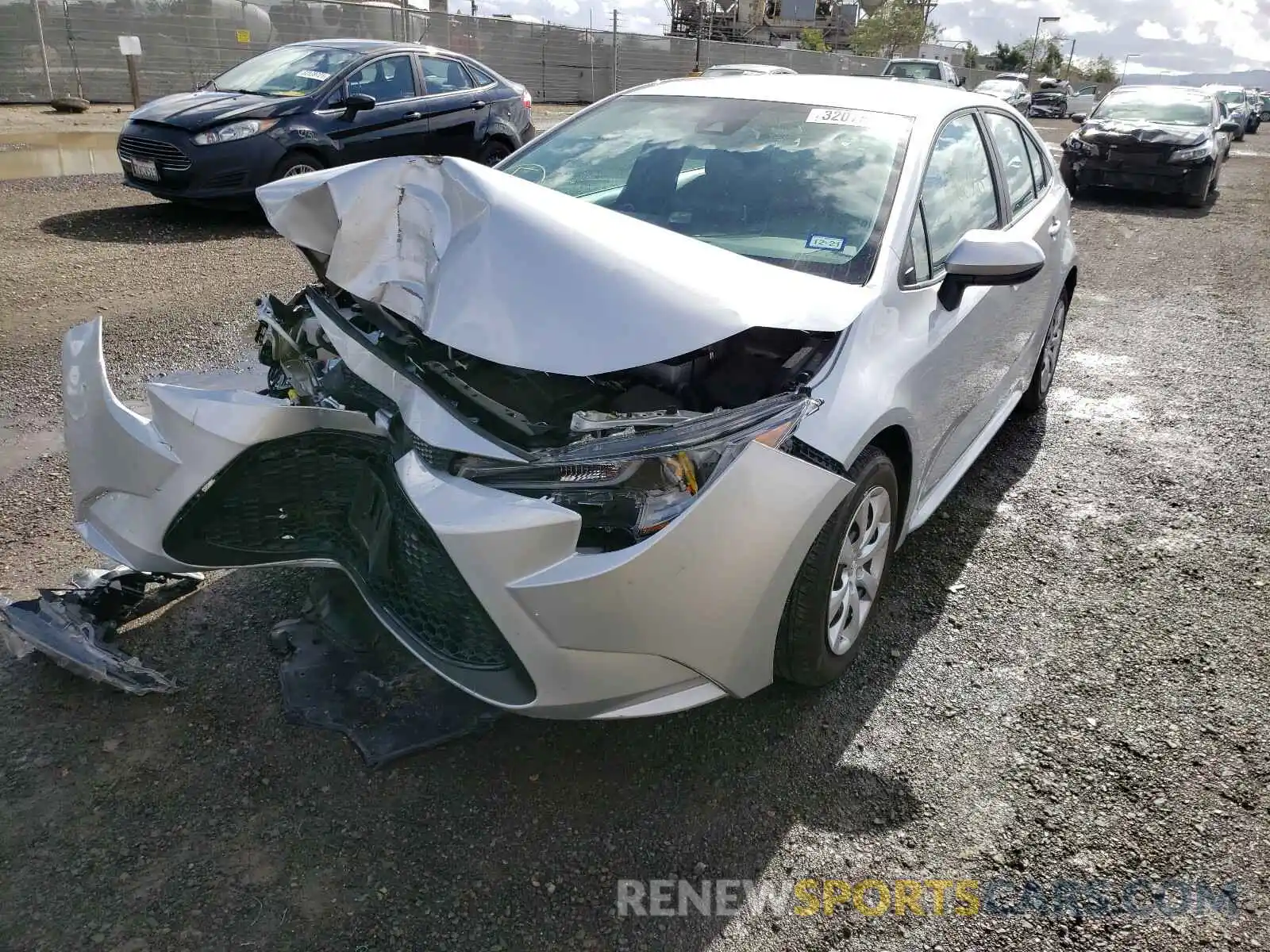 2 Photograph of a damaged car 5YFEPRAE1LP094187 TOYOTA COROLLA 2020