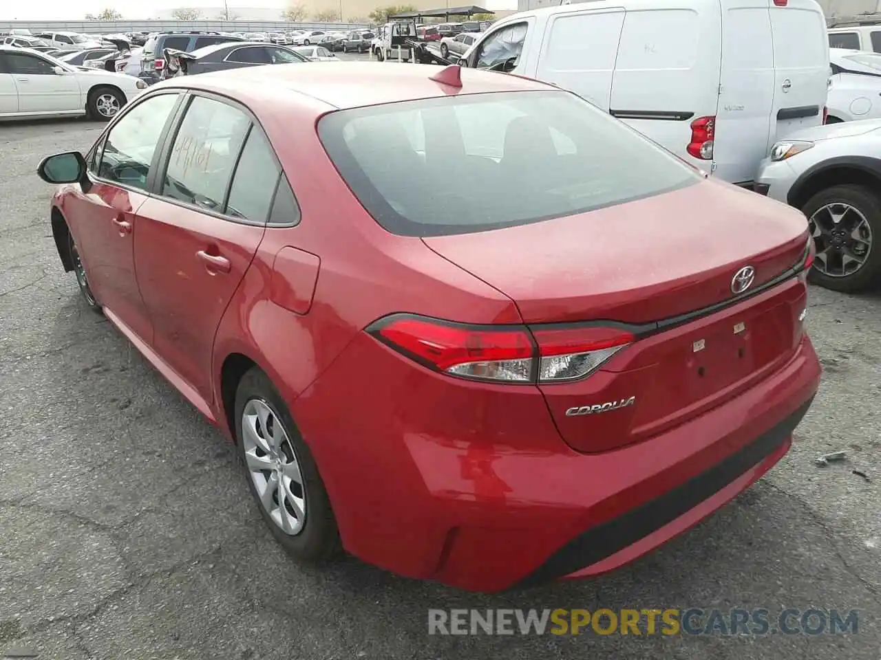 3 Photograph of a damaged car 5YFEPRAE1LP094500 TOYOTA COROLLA 2020