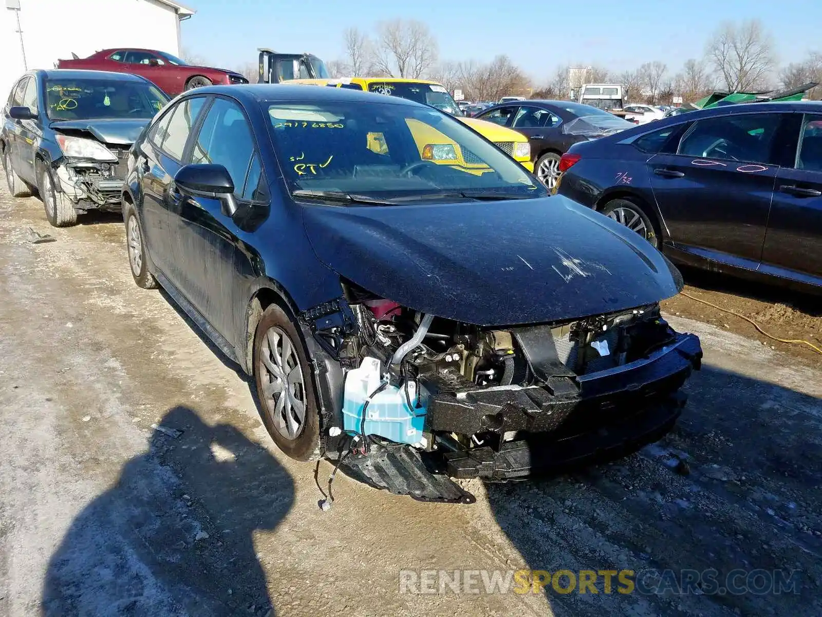 1 Photograph of a damaged car 5YFEPRAE1LP094805 TOYOTA COROLLA 2020