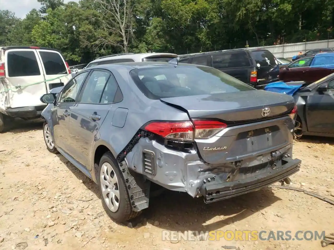 3 Photograph of a damaged car 5YFEPRAE1LP096148 TOYOTA COROLLA 2020