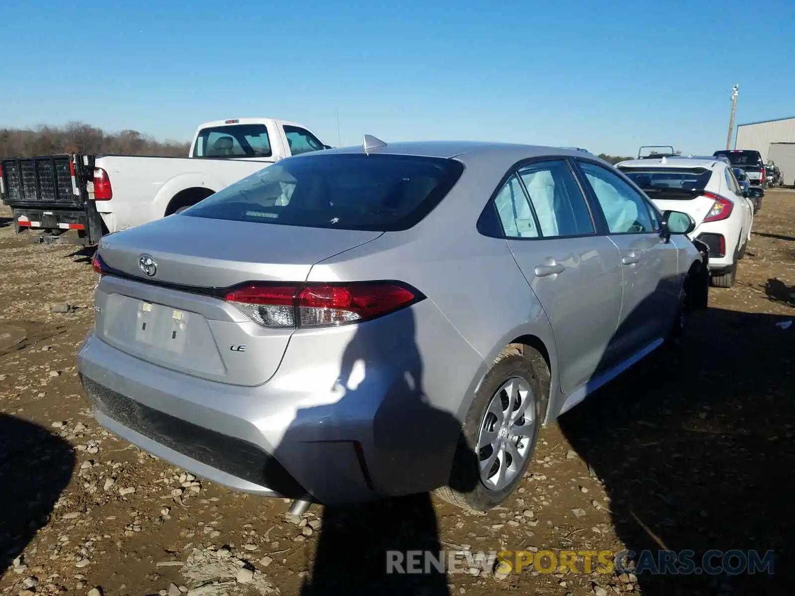 4 Photograph of a damaged car 5YFEPRAE1LP096568 TOYOTA COROLLA 2020