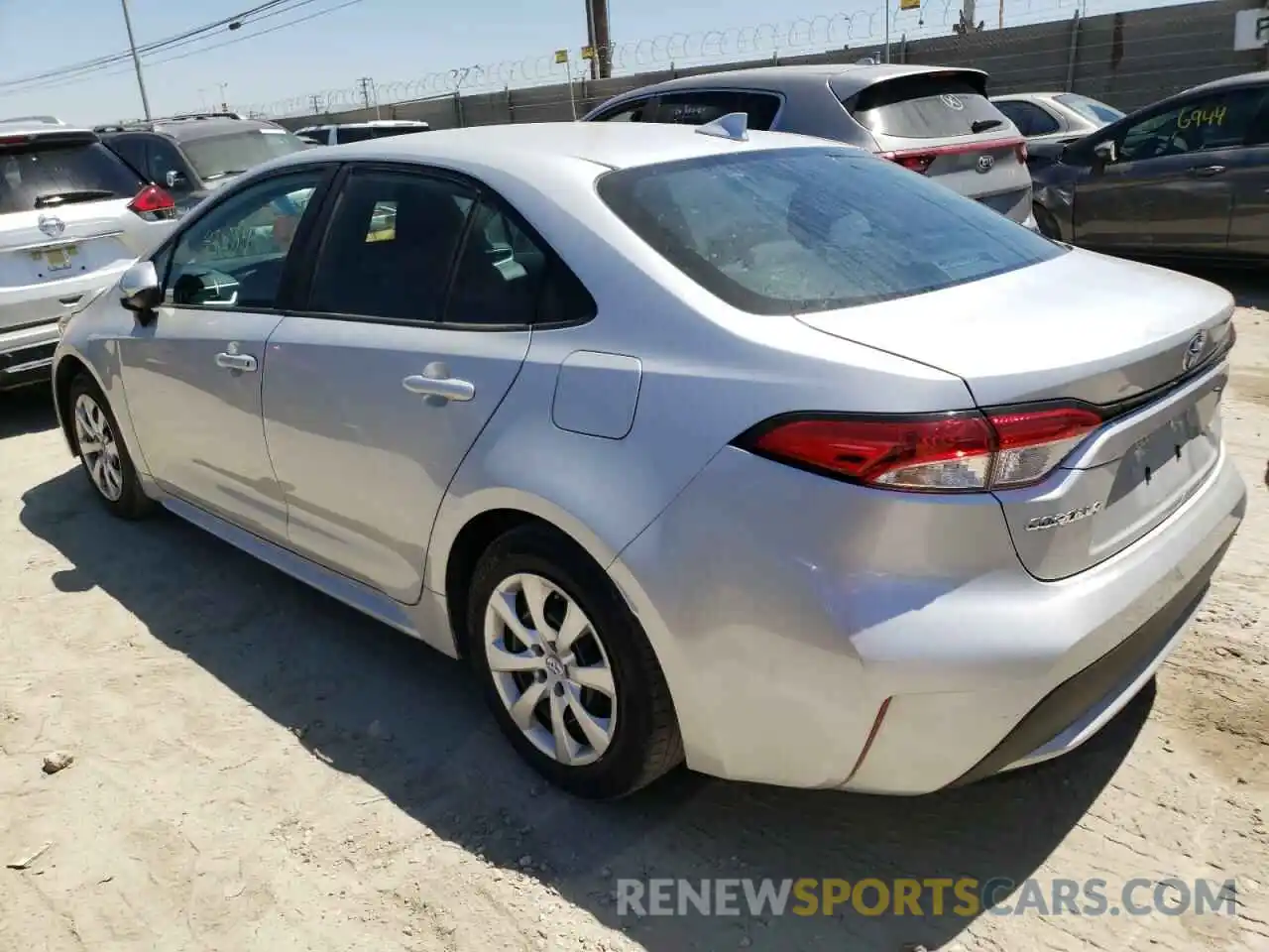 3 Photograph of a damaged car 5YFEPRAE1LP096649 TOYOTA COROLLA 2020