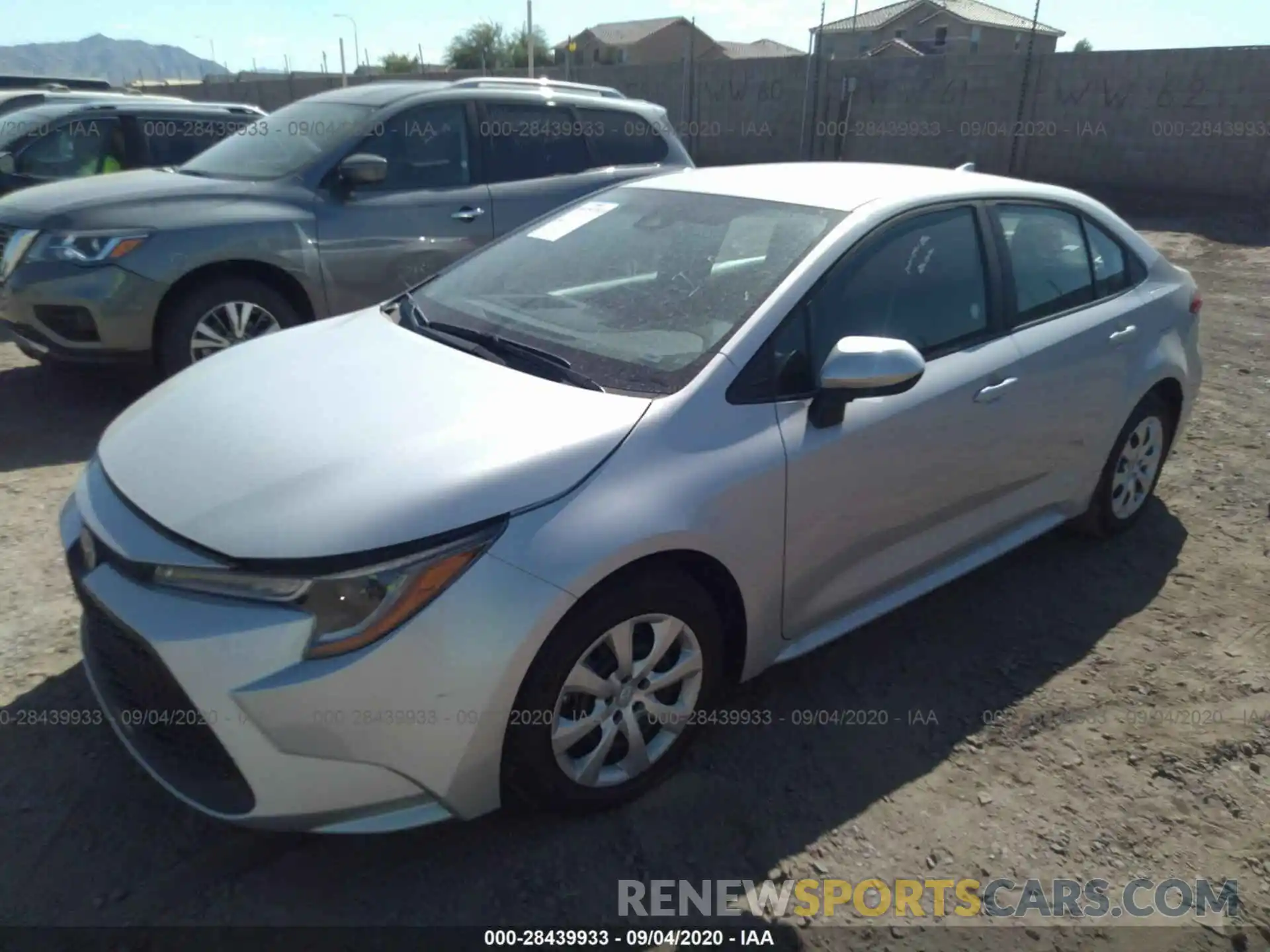 2 Photograph of a damaged car 5YFEPRAE1LP096828 TOYOTA COROLLA 2020