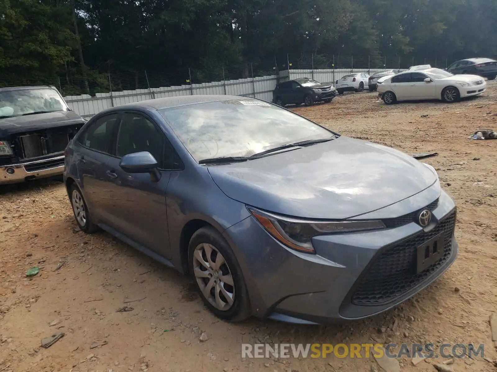 1 Photograph of a damaged car 5YFEPRAE1LP097056 TOYOTA COROLLA 2020