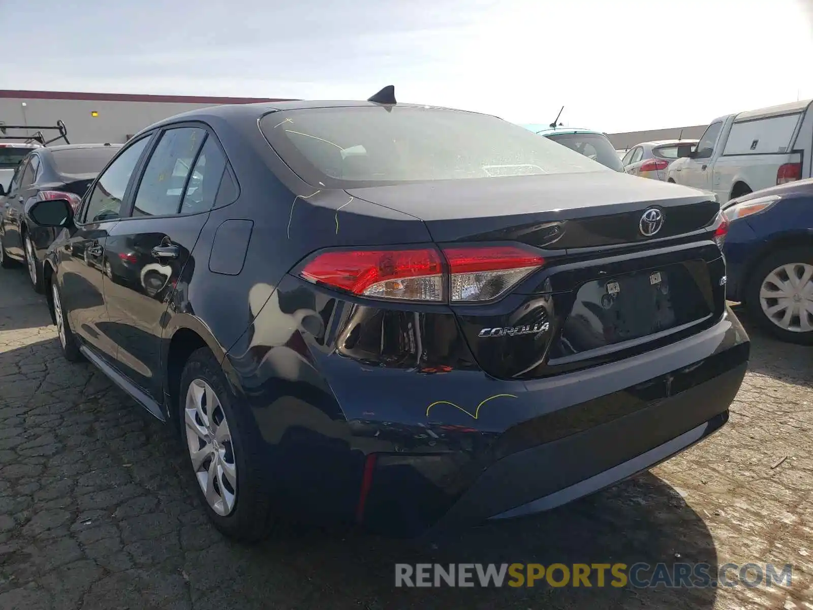 3 Photograph of a damaged car 5YFEPRAE1LP097168 TOYOTA COROLLA 2020