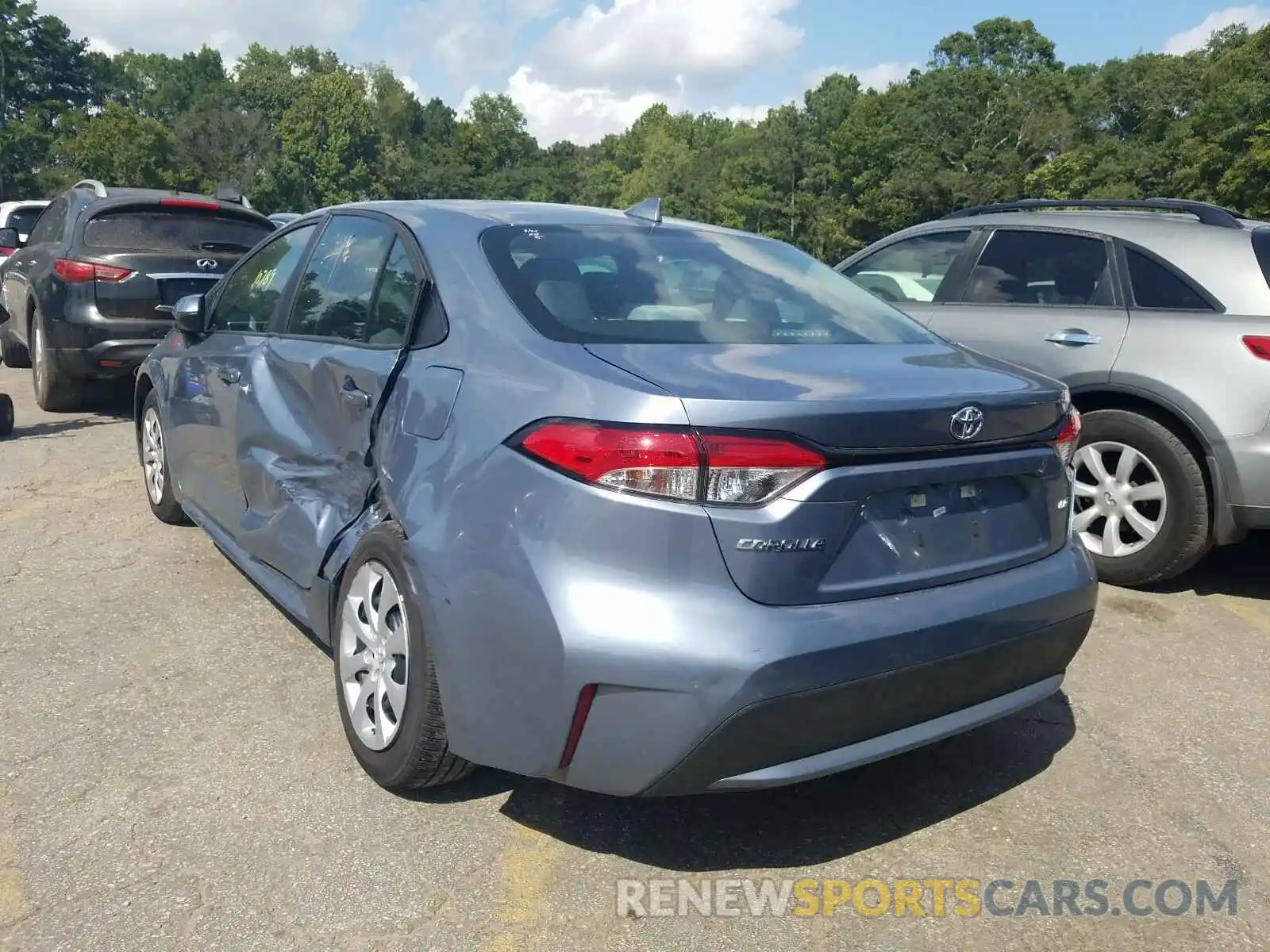 3 Photograph of a damaged car 5YFEPRAE1LP097431 TOYOTA COROLLA 2020