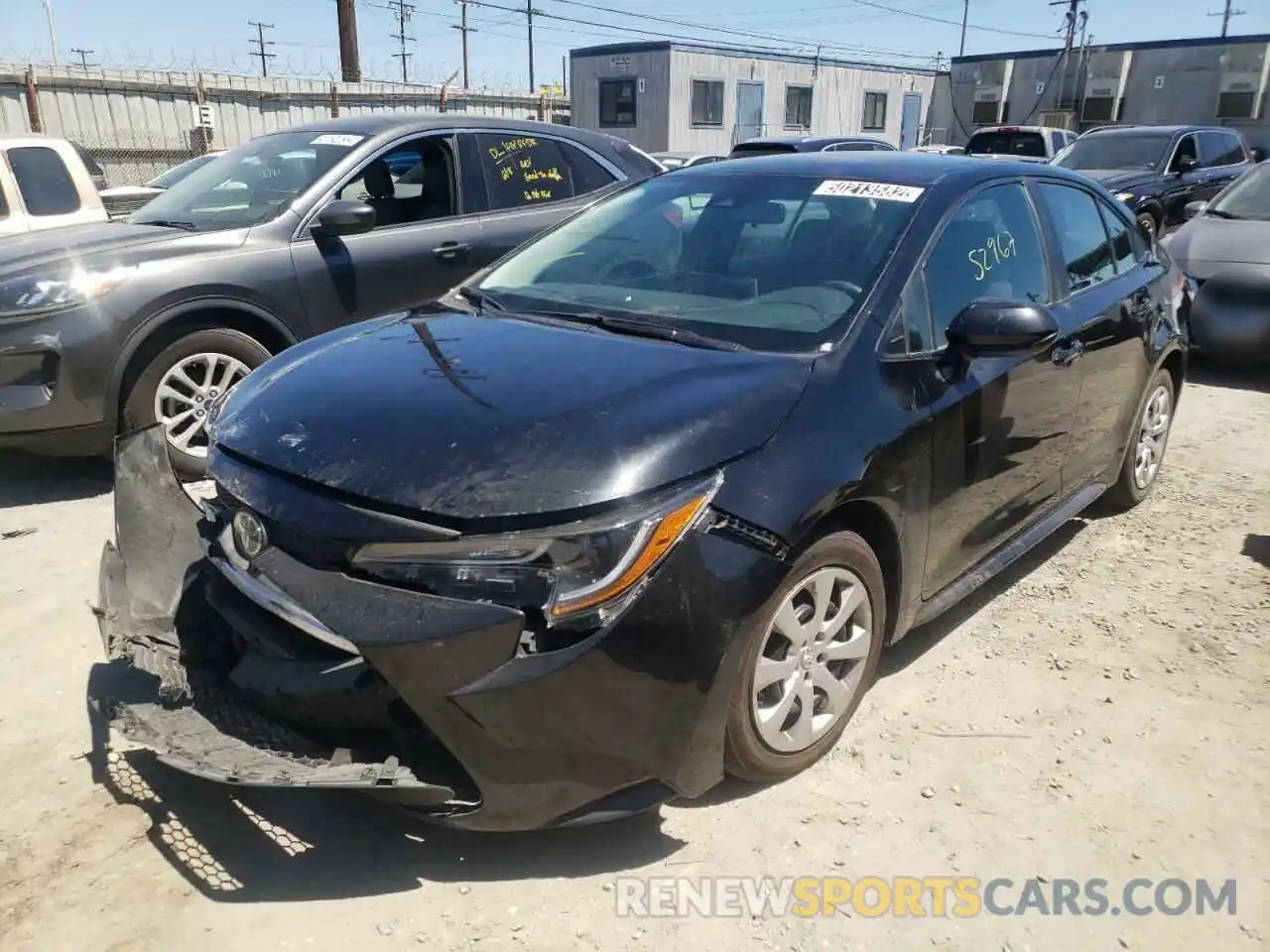 2 Photograph of a damaged car 5YFEPRAE1LP097543 TOYOTA COROLLA 2020