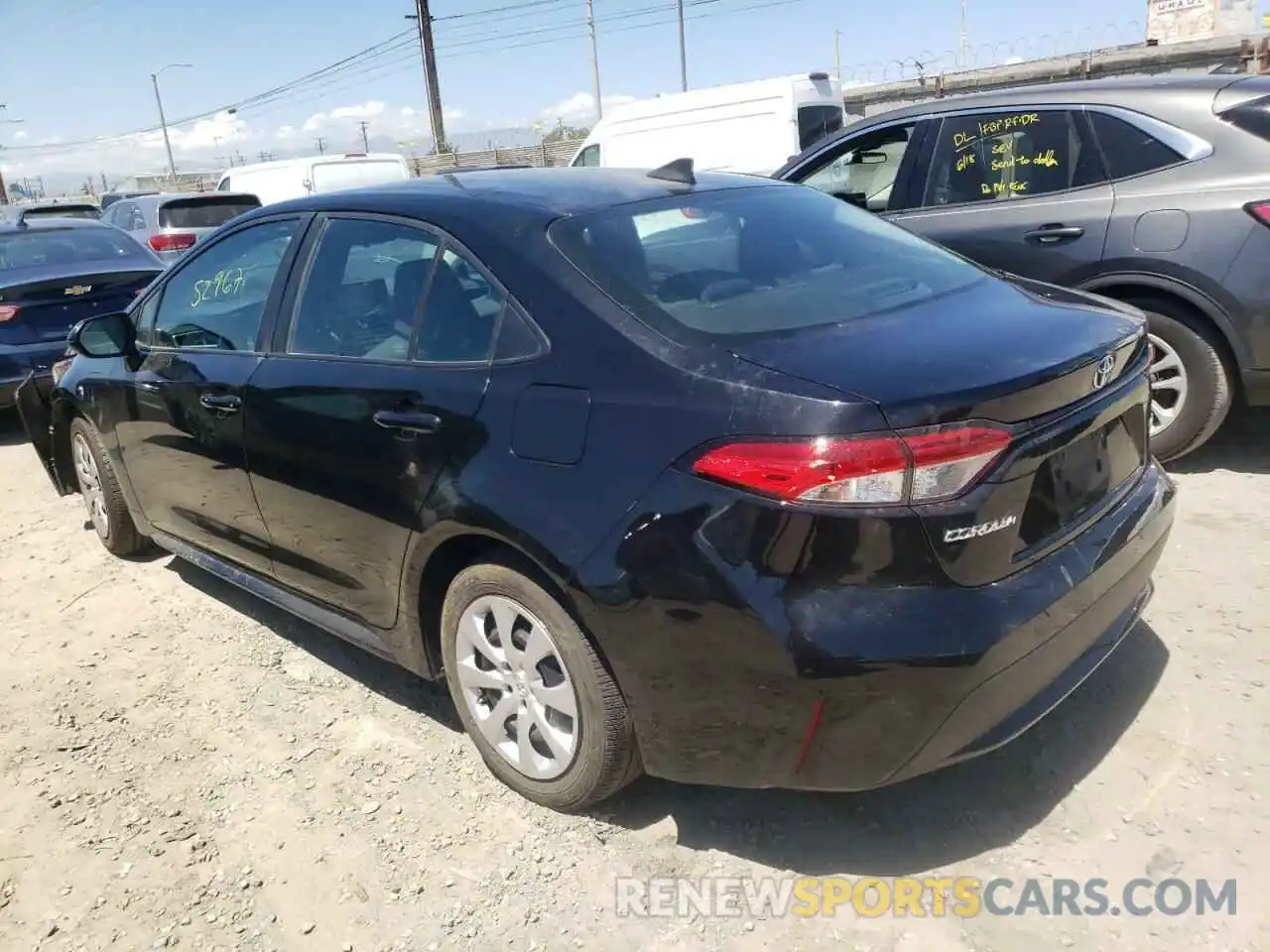 3 Photograph of a damaged car 5YFEPRAE1LP097543 TOYOTA COROLLA 2020