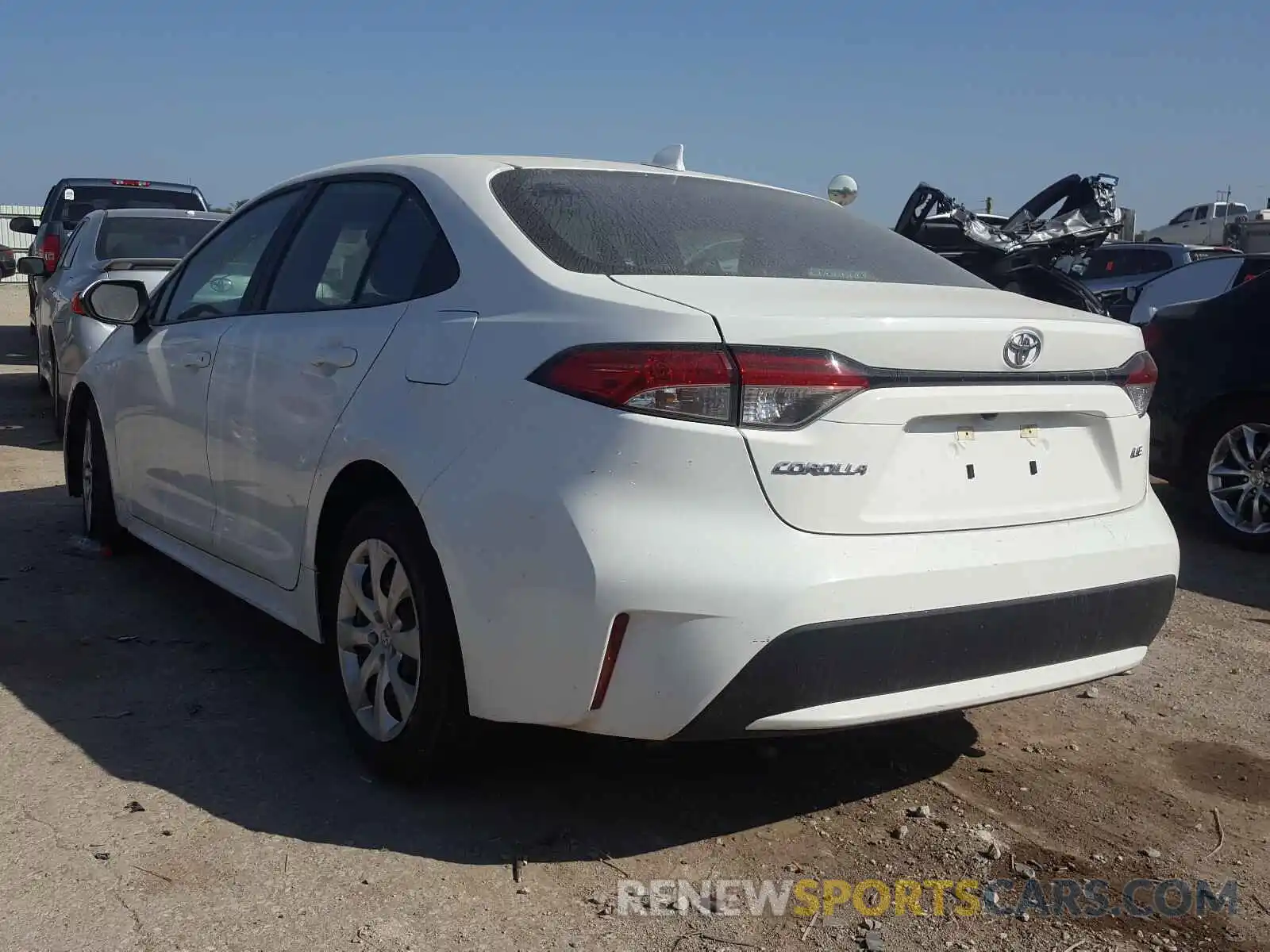 3 Photograph of a damaged car 5YFEPRAE1LP097820 TOYOTA COROLLA 2020