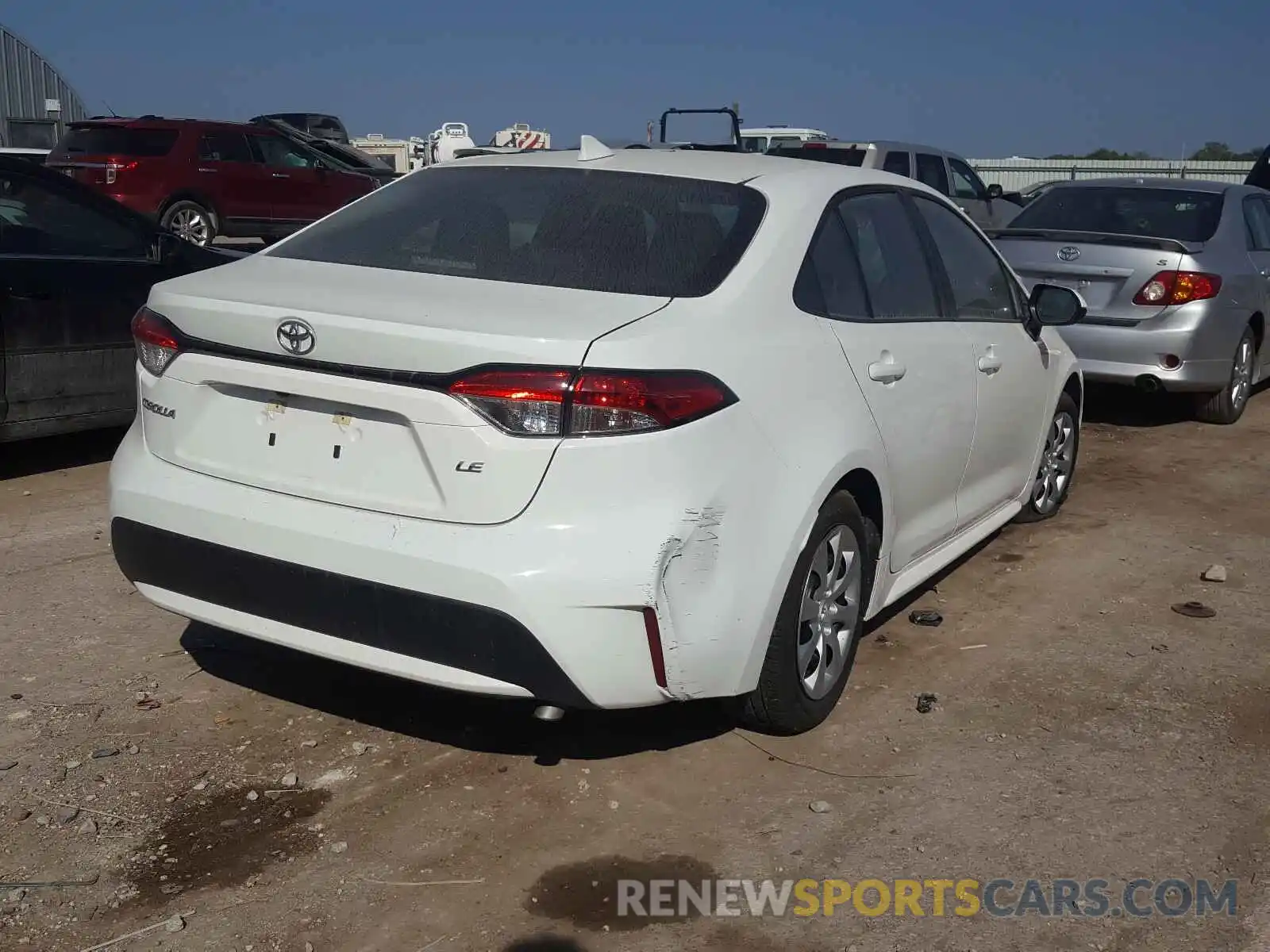 4 Photograph of a damaged car 5YFEPRAE1LP097820 TOYOTA COROLLA 2020