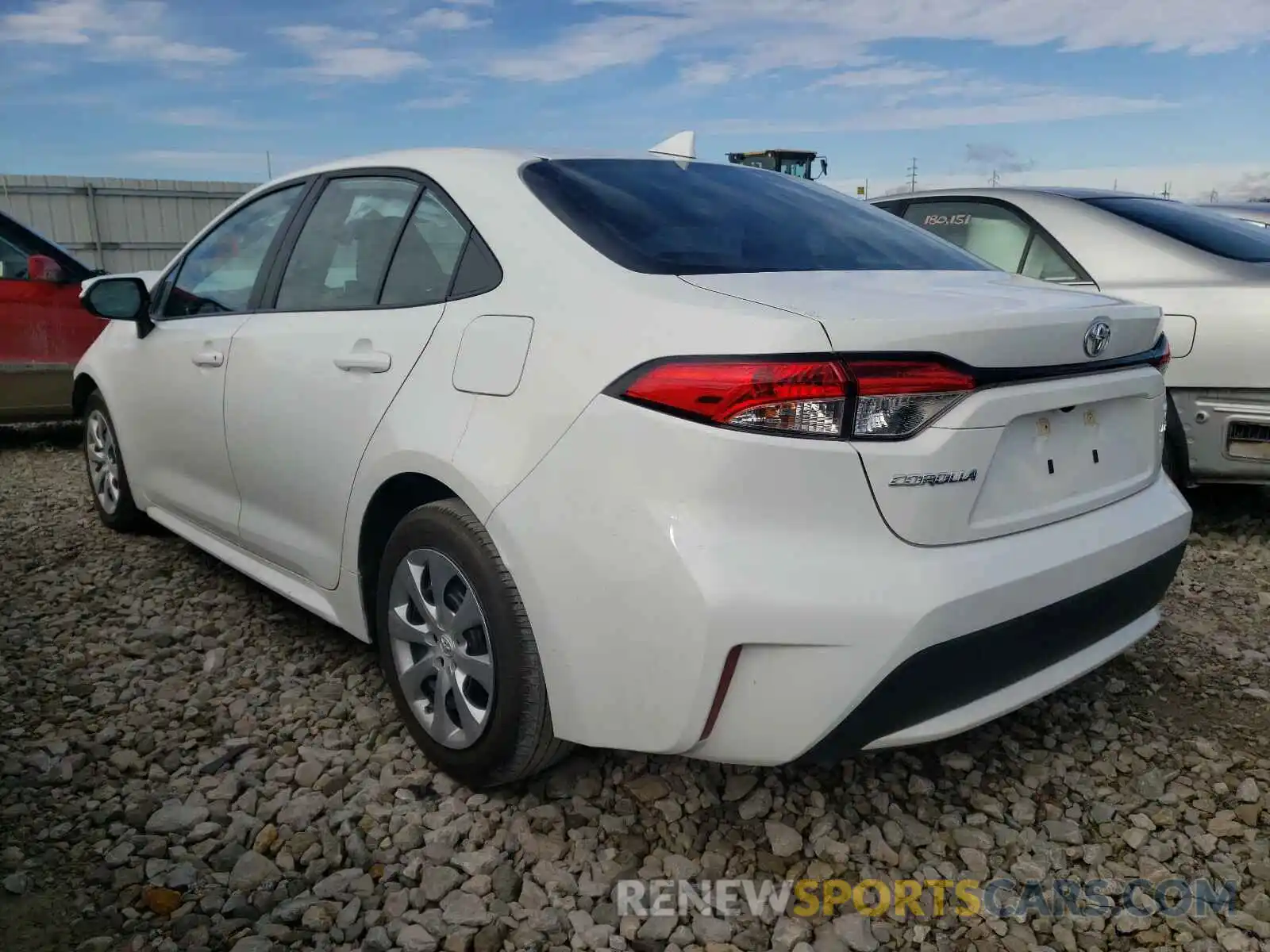 3 Photograph of a damaged car 5YFEPRAE1LP097834 TOYOTA COROLLA 2020