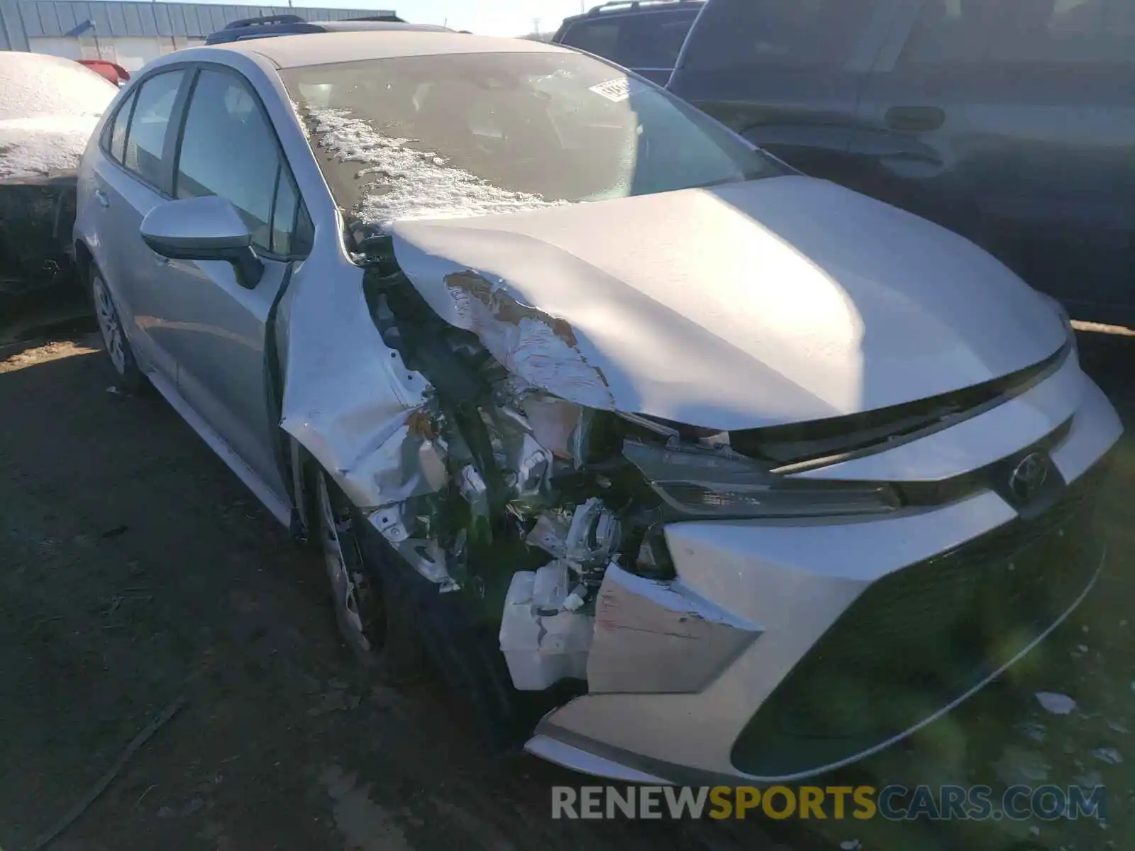 1 Photograph of a damaged car 5YFEPRAE1LP097879 TOYOTA COROLLA 2020