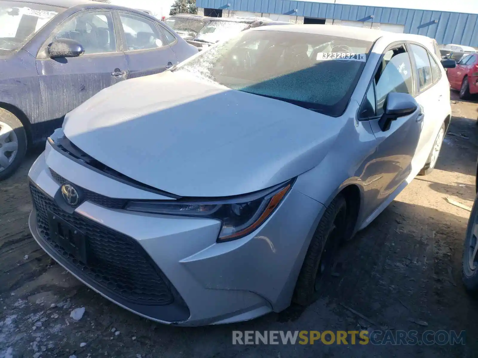 2 Photograph of a damaged car 5YFEPRAE1LP097879 TOYOTA COROLLA 2020