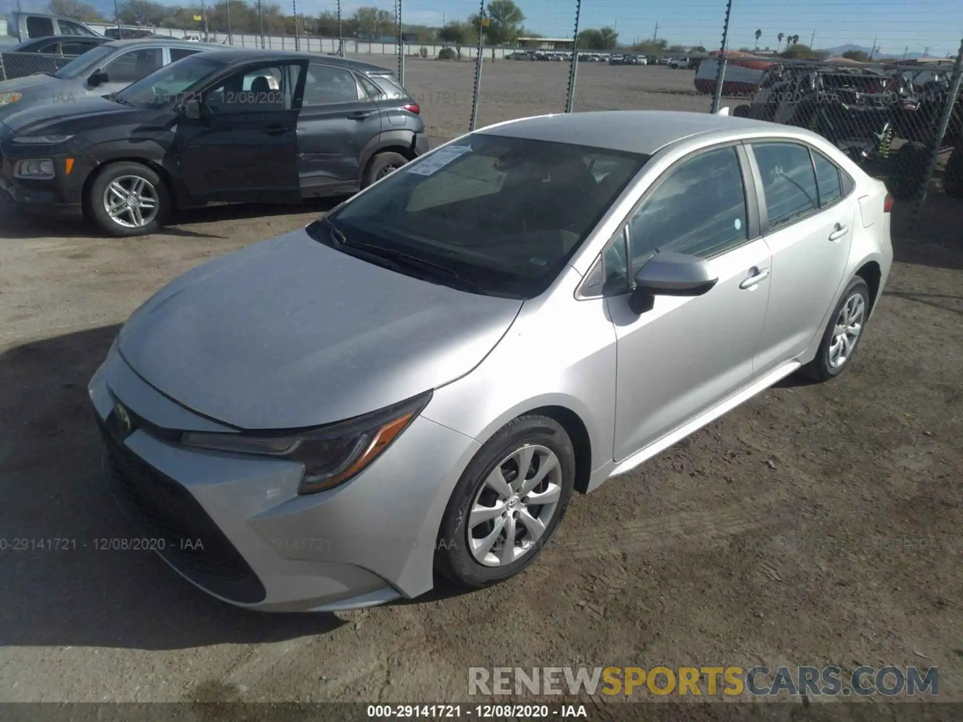 2 Photograph of a damaged car 5YFEPRAE1LP097994 TOYOTA COROLLA 2020