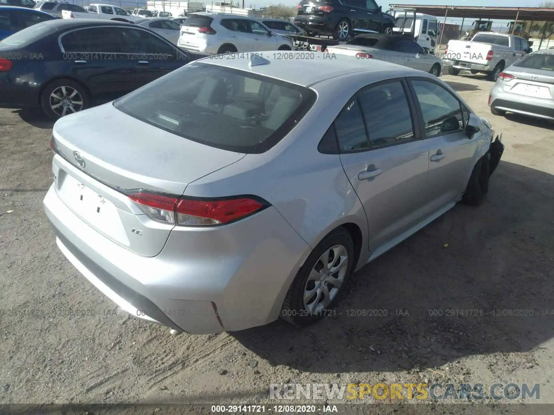 4 Photograph of a damaged car 5YFEPRAE1LP097994 TOYOTA COROLLA 2020