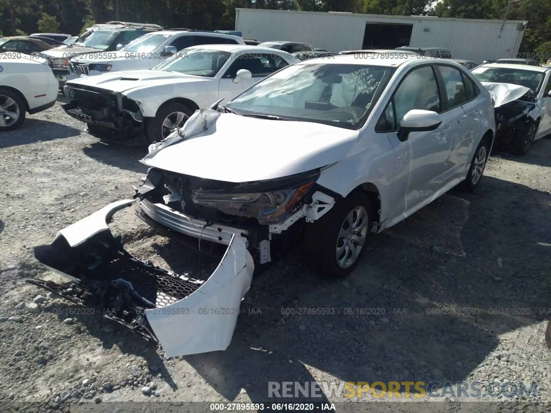 2 Фотография поврежденного автомобиля 5YFEPRAE1LP098031 TOYOTA COROLLA 2020