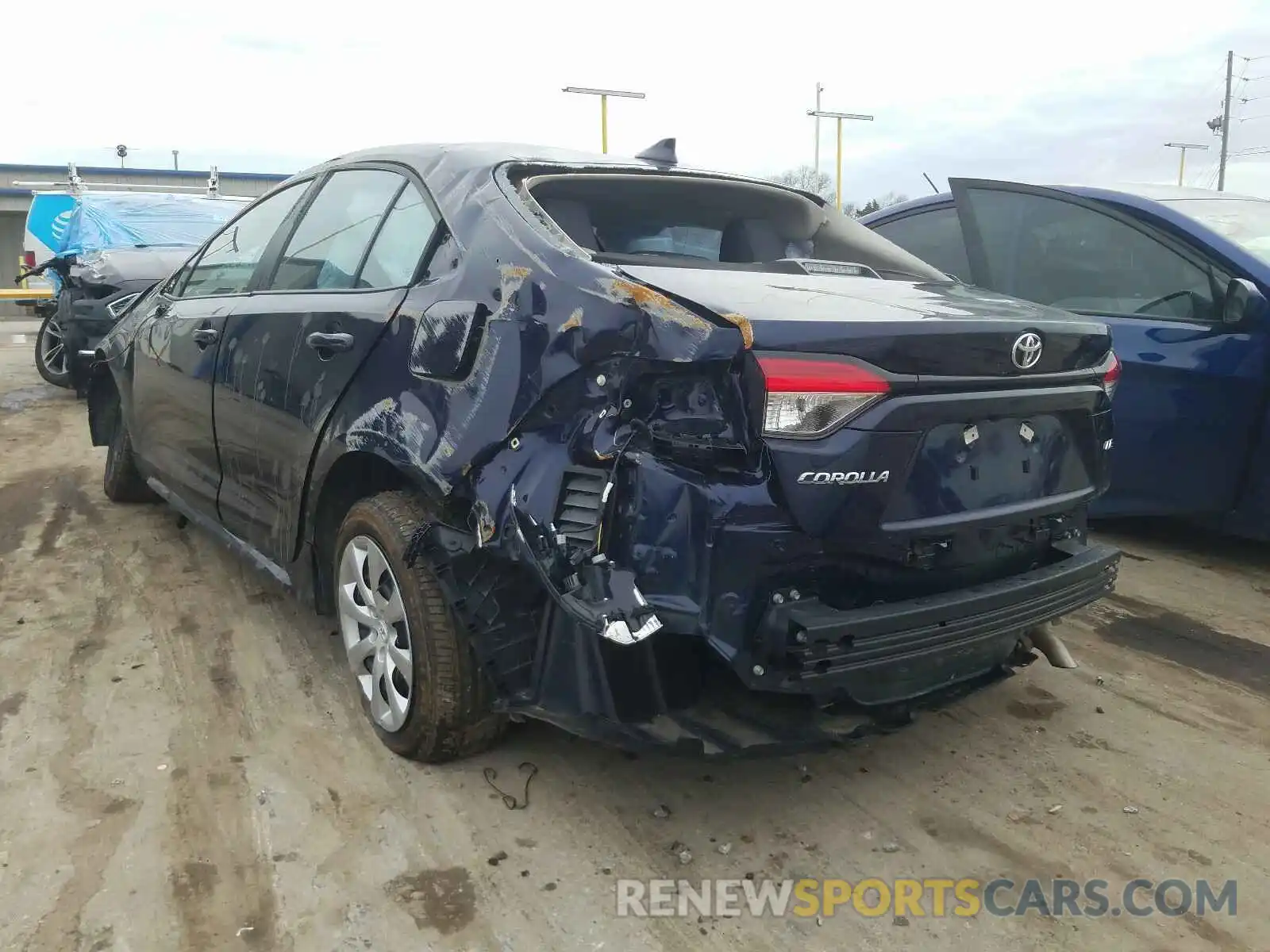 3 Photograph of a damaged car 5YFEPRAE1LP098045 TOYOTA COROLLA 2020