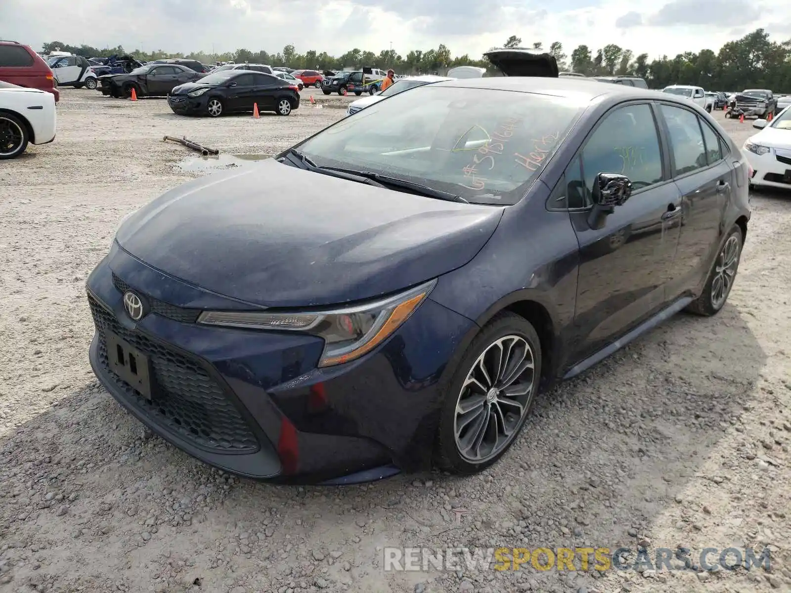 2 Photograph of a damaged car 5YFEPRAE1LP098272 TOYOTA COROLLA 2020