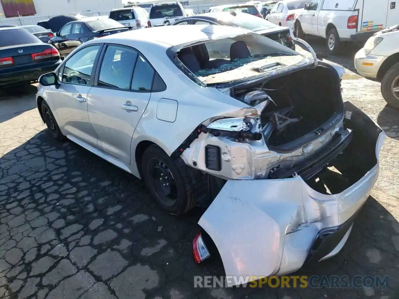 3 Photograph of a damaged car 5YFEPRAE1LP098420 TOYOTA COROLLA 2020