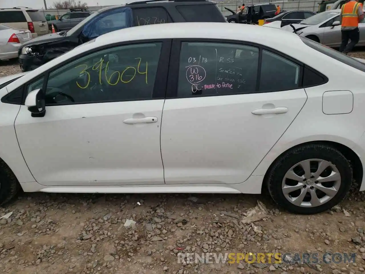 9 Photograph of a damaged car 5YFEPRAE1LP098448 TOYOTA COROLLA 2020