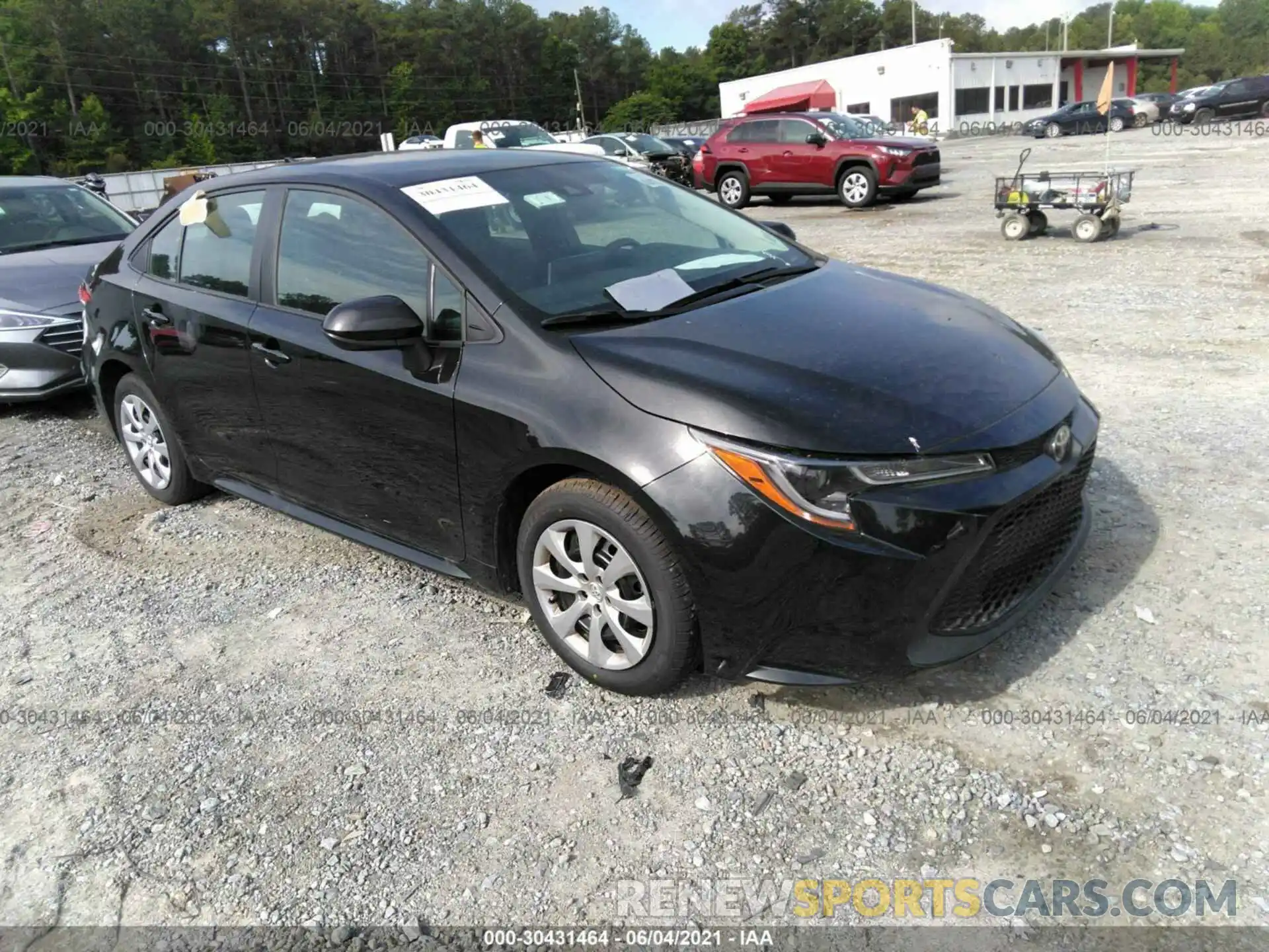 1 Photograph of a damaged car 5YFEPRAE1LP098479 TOYOTA COROLLA 2020