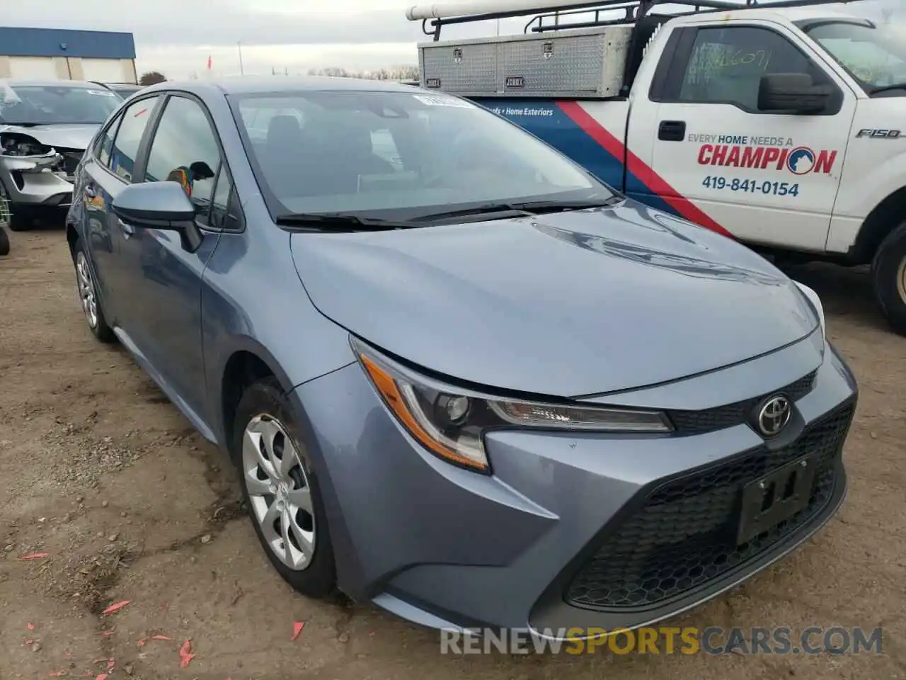 1 Photograph of a damaged car 5YFEPRAE1LP098742 TOYOTA COROLLA 2020