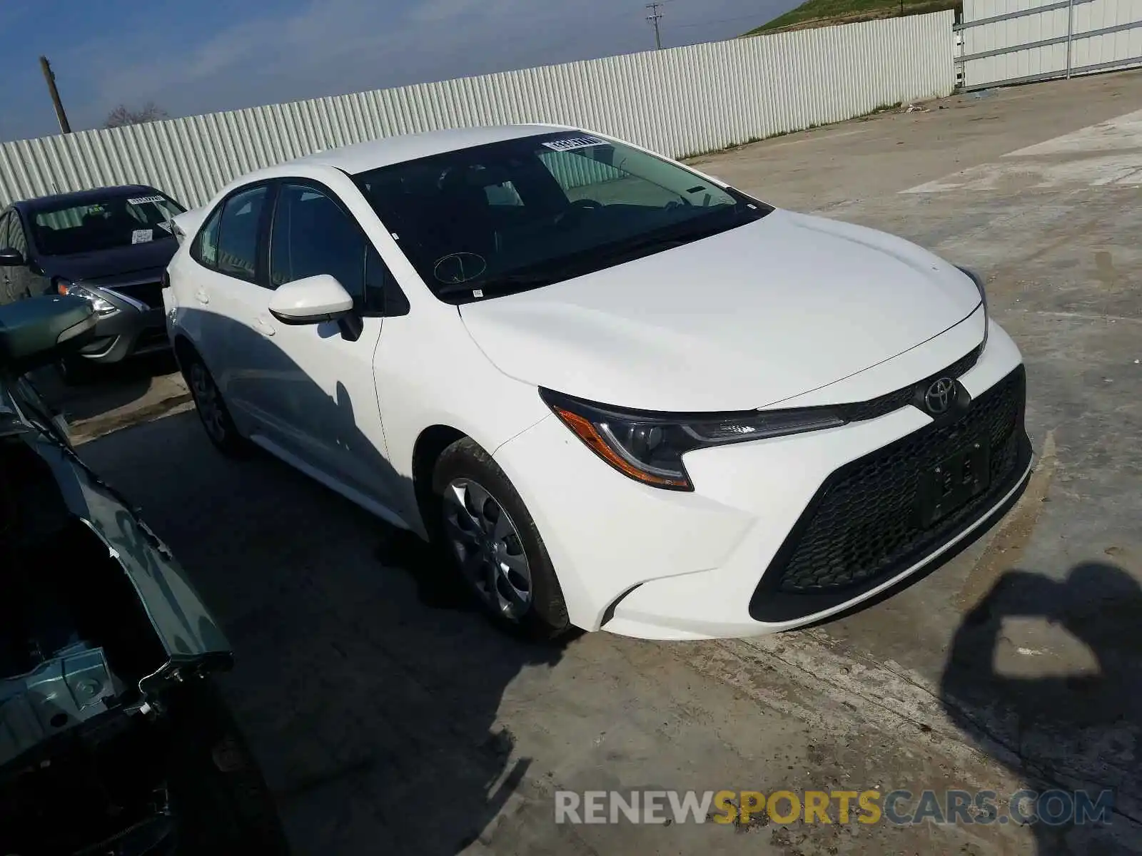 1 Photograph of a damaged car 5YFEPRAE1LP098949 TOYOTA COROLLA 2020