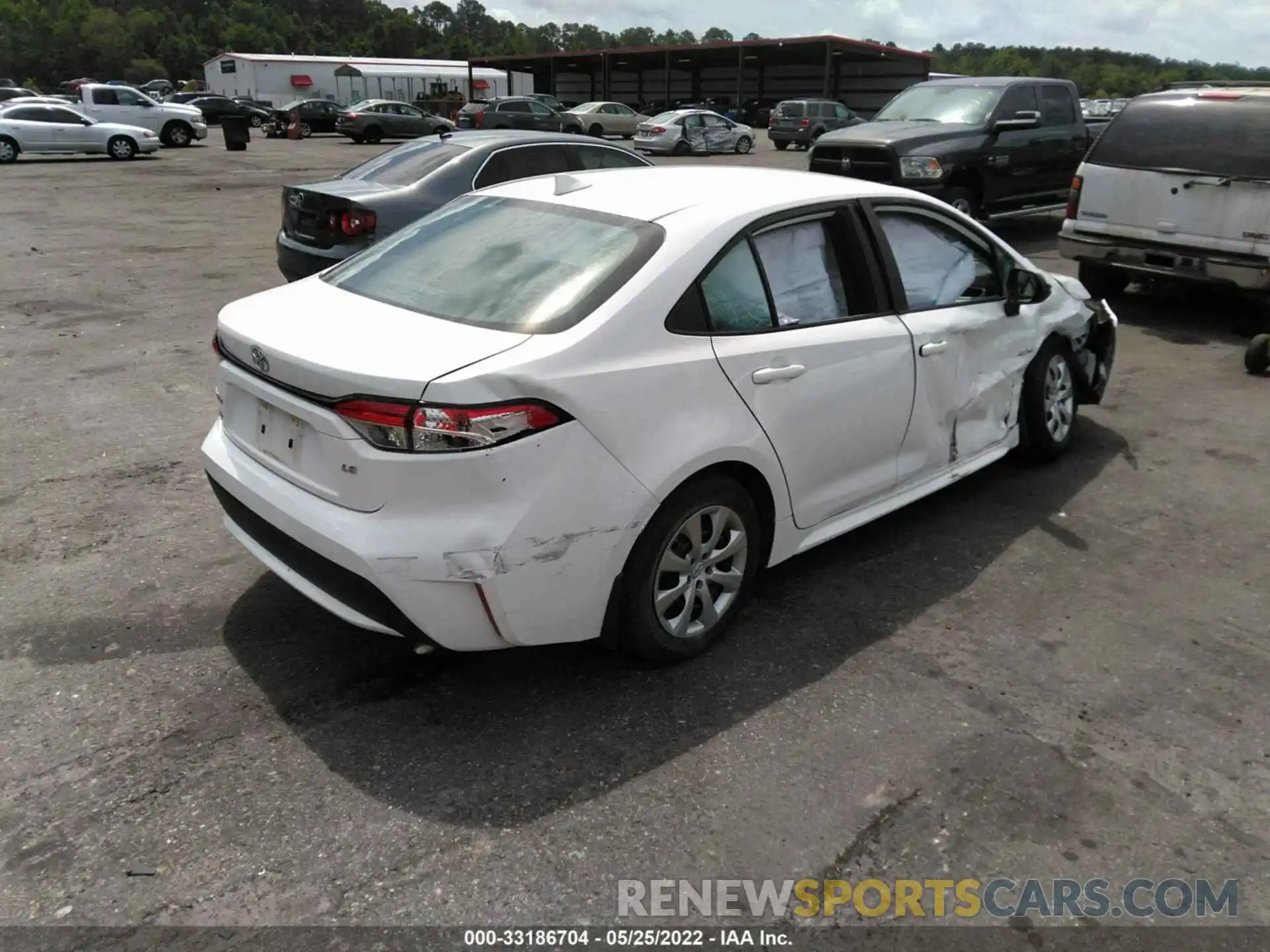 4 Photograph of a damaged car 5YFEPRAE1LP098997 TOYOTA COROLLA 2020