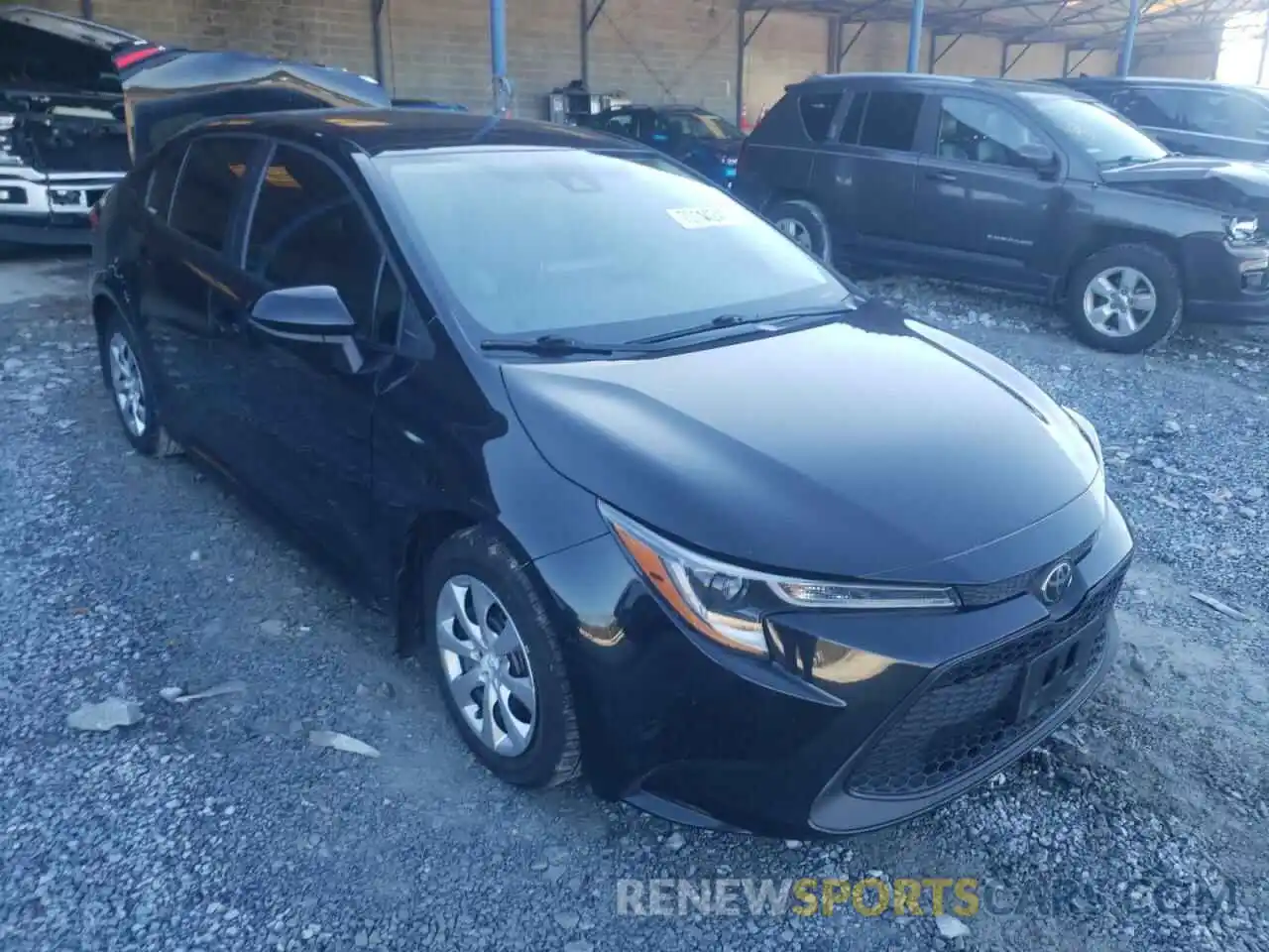 1 Photograph of a damaged car 5YFEPRAE1LP099292 TOYOTA COROLLA 2020