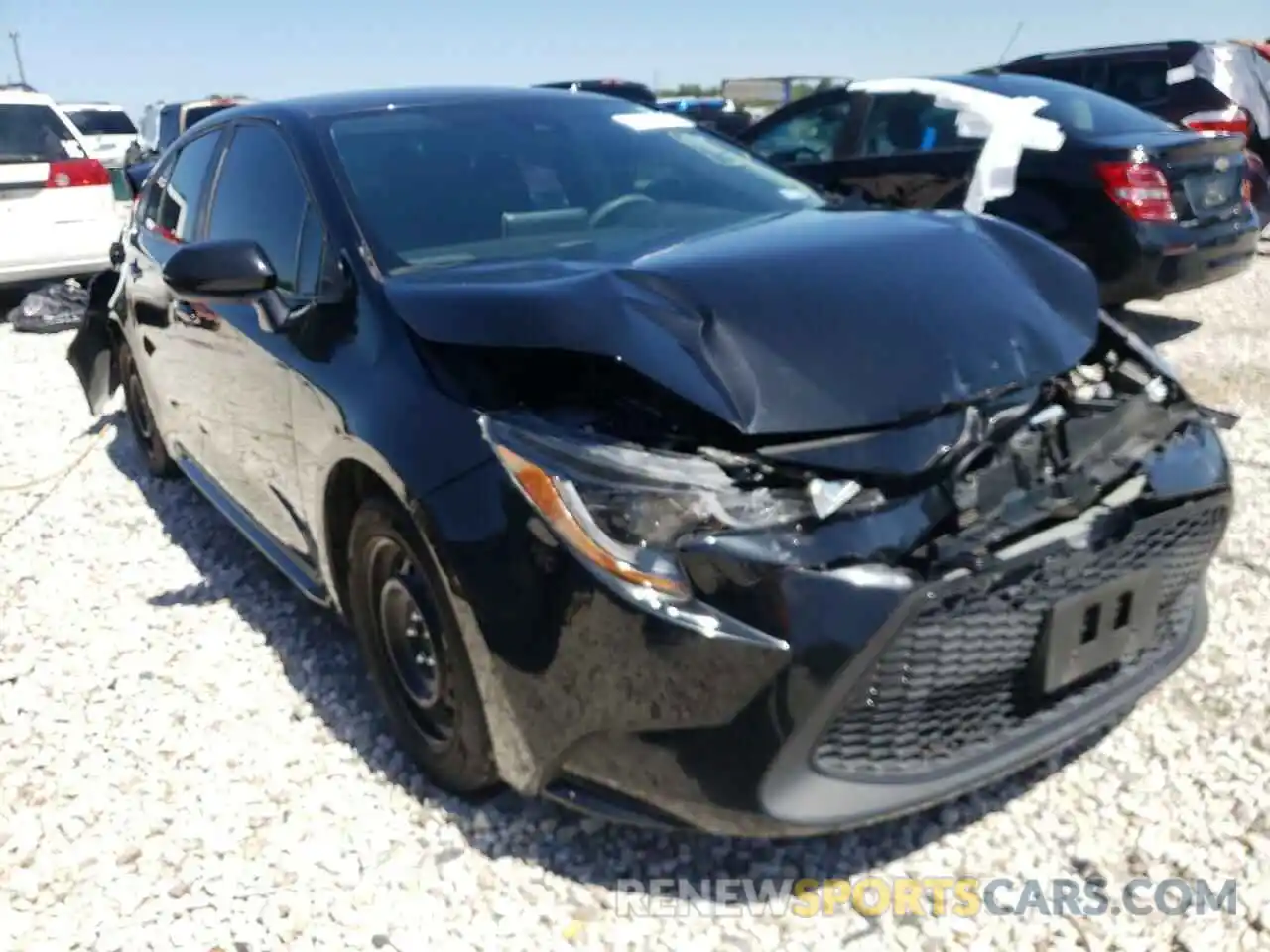 1 Photograph of a damaged car 5YFEPRAE1LP099437 TOYOTA COROLLA 2020