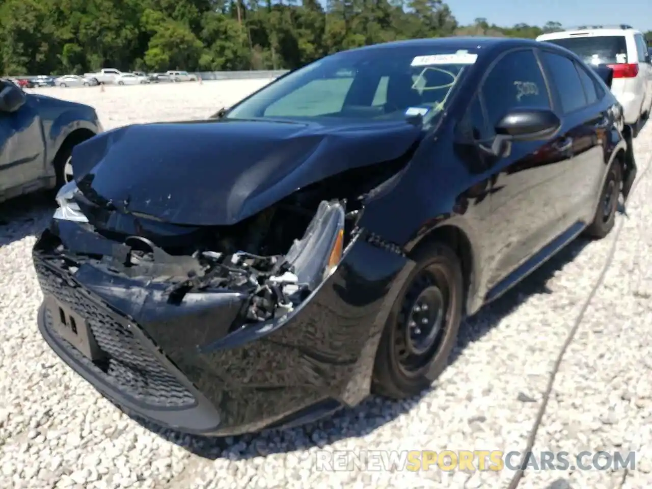 2 Photograph of a damaged car 5YFEPRAE1LP099437 TOYOTA COROLLA 2020