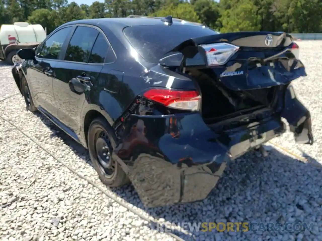 3 Photograph of a damaged car 5YFEPRAE1LP099437 TOYOTA COROLLA 2020