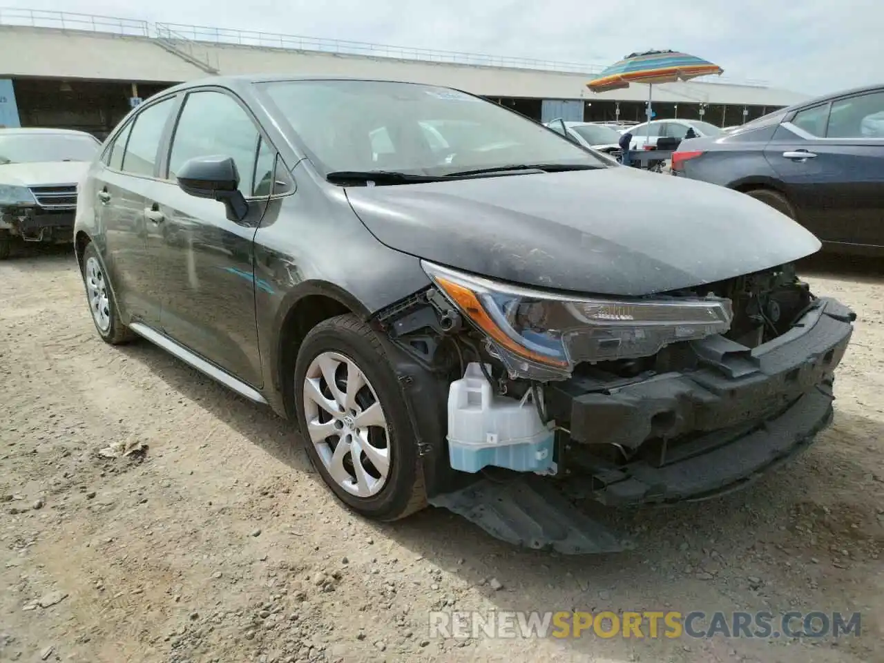 1 Photograph of a damaged car 5YFEPRAE1LP100568 TOYOTA COROLLA 2020