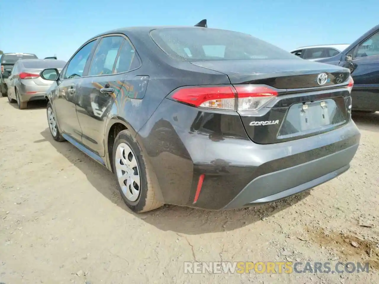 3 Photograph of a damaged car 5YFEPRAE1LP100568 TOYOTA COROLLA 2020