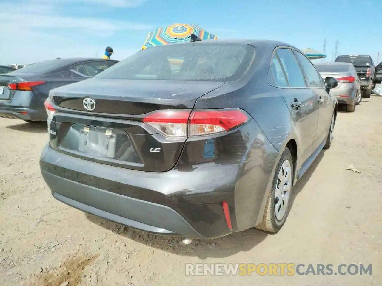 4 Photograph of a damaged car 5YFEPRAE1LP100568 TOYOTA COROLLA 2020