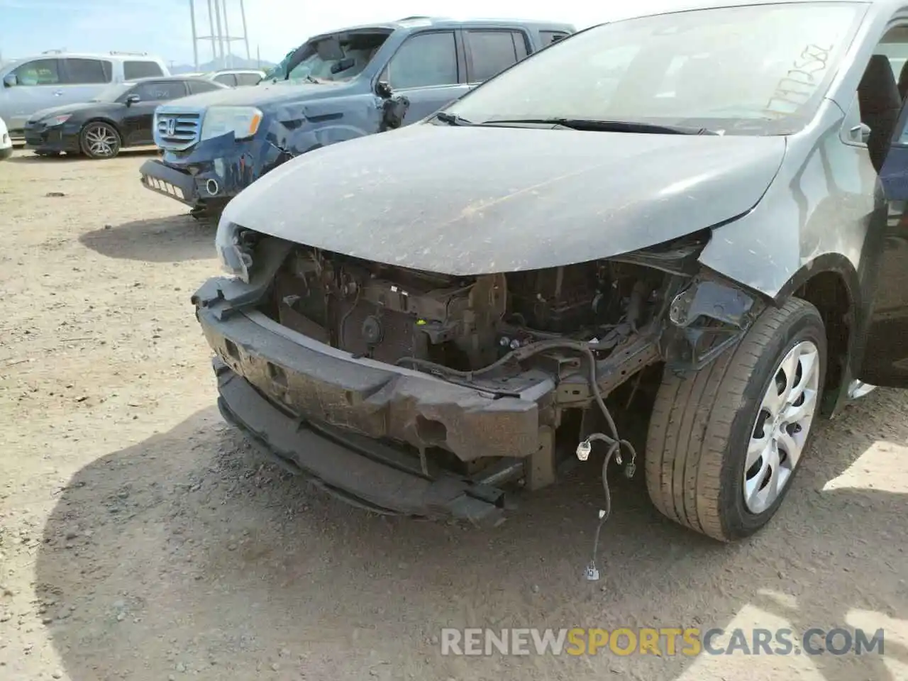 9 Photograph of a damaged car 5YFEPRAE1LP100568 TOYOTA COROLLA 2020