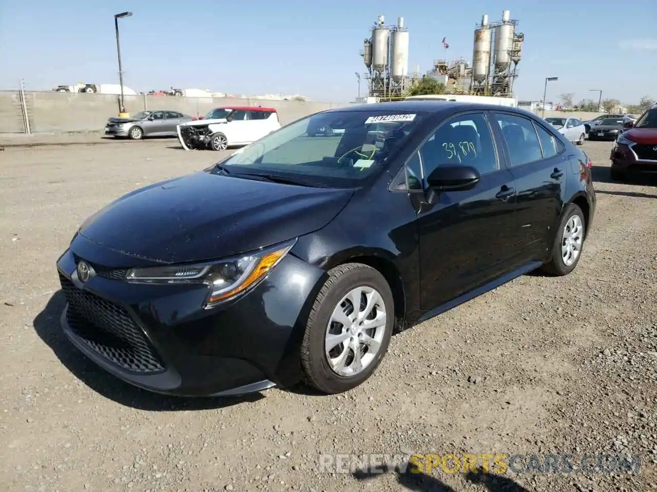 2 Photograph of a damaged car 5YFEPRAE1LP100716 TOYOTA COROLLA 2020