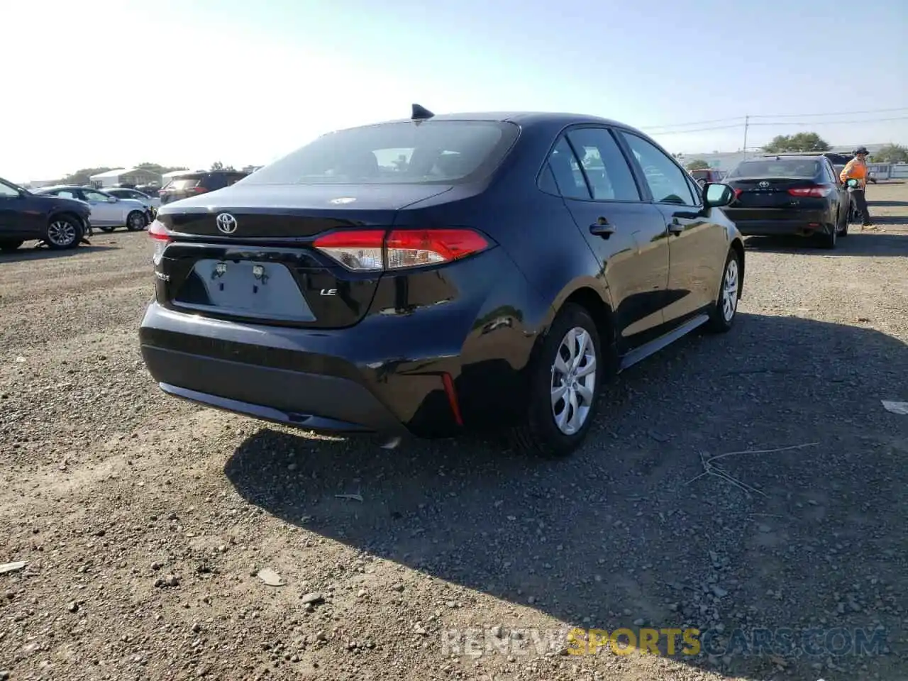 4 Photograph of a damaged car 5YFEPRAE1LP100716 TOYOTA COROLLA 2020