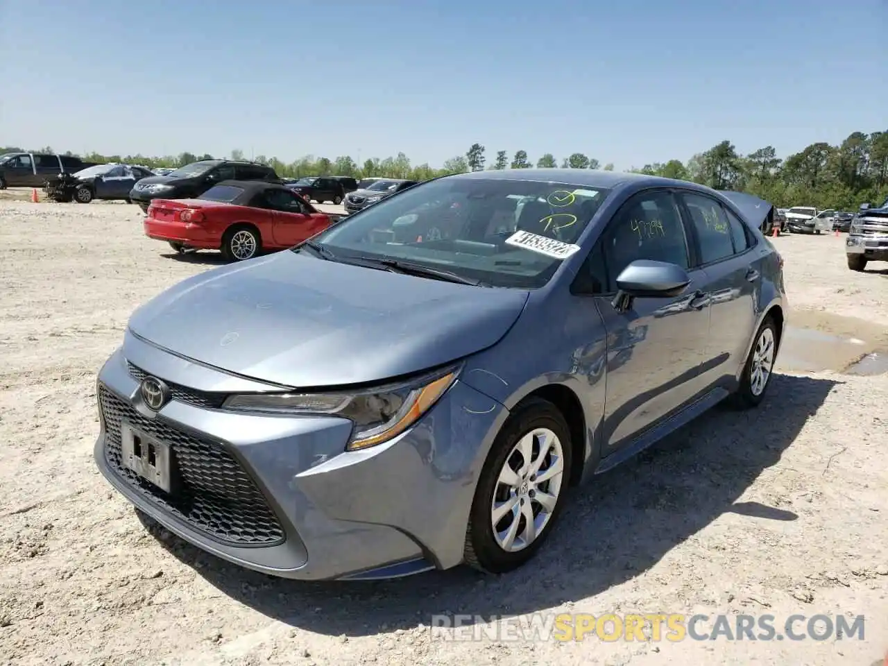 2 Photograph of a damaged car 5YFEPRAE1LP100747 TOYOTA COROLLA 2020