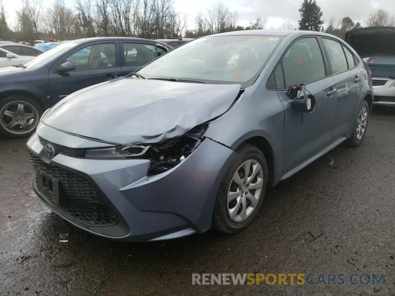 2 Photograph of a damaged car 5YFEPRAE1LP100750 TOYOTA COROLLA 2020