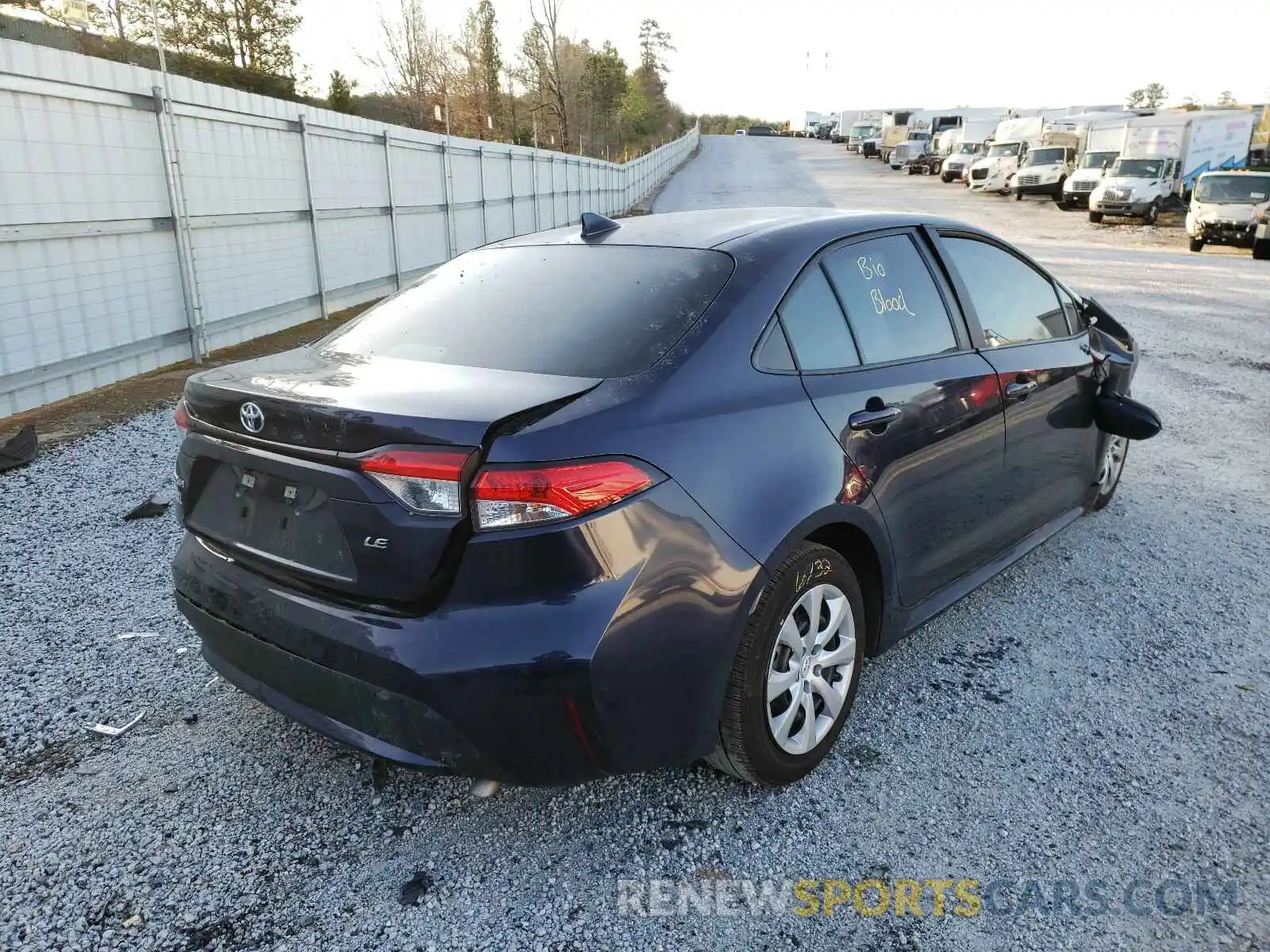 4 Photograph of a damaged car 5YFEPRAE1LP101865 TOYOTA COROLLA 2020