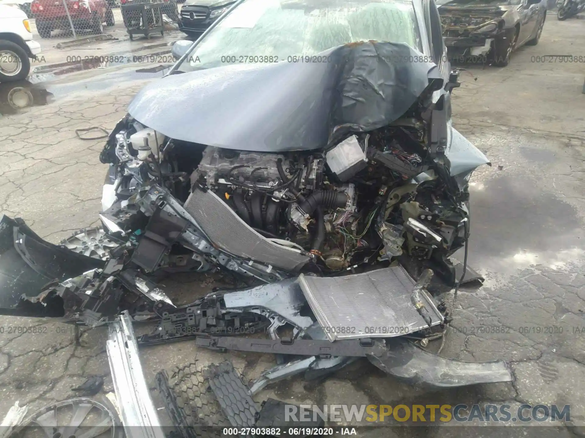 10 Photograph of a damaged car 5YFEPRAE1LP101879 TOYOTA COROLLA 2020