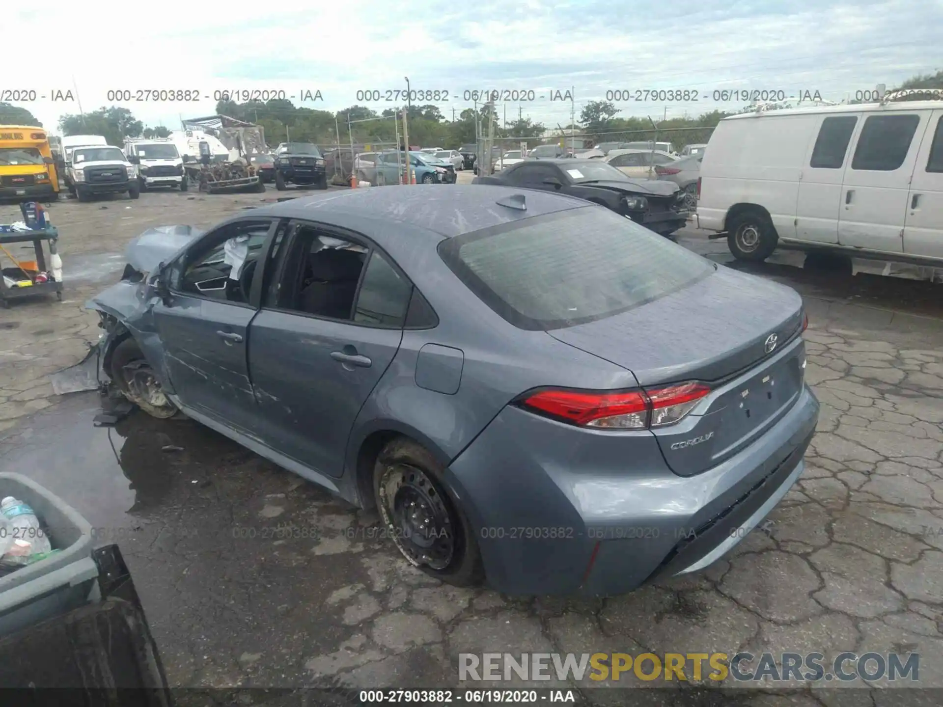 3 Photograph of a damaged car 5YFEPRAE1LP101879 TOYOTA COROLLA 2020