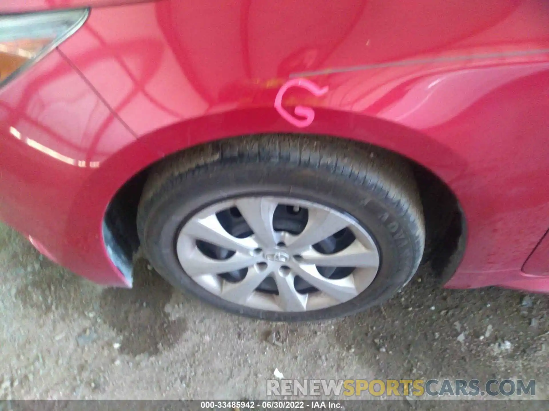 12 Photograph of a damaged car 5YFEPRAE1LP102501 TOYOTA COROLLA 2020