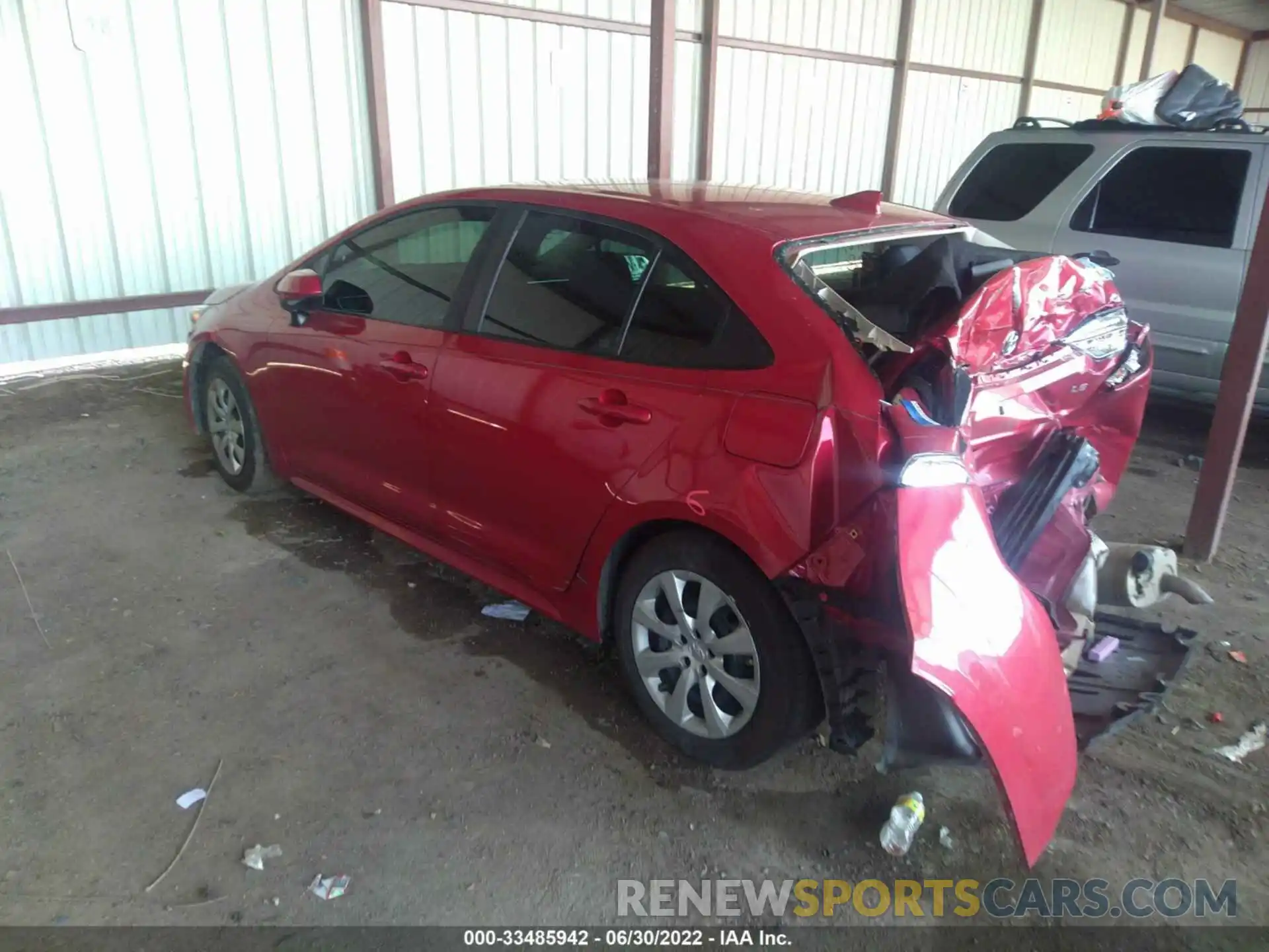 3 Photograph of a damaged car 5YFEPRAE1LP102501 TOYOTA COROLLA 2020