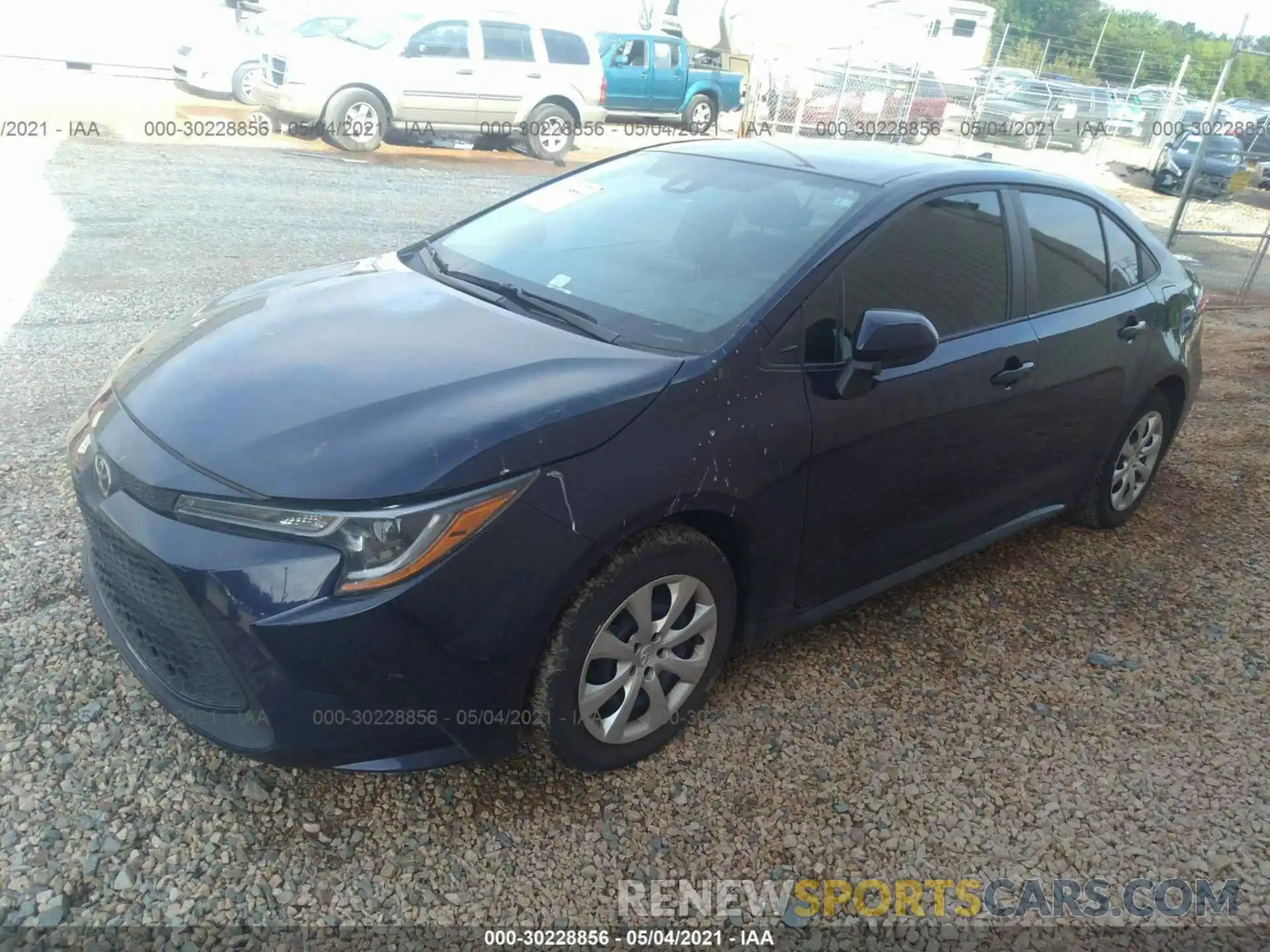 2 Photograph of a damaged car 5YFEPRAE1LP102899 TOYOTA COROLLA 2020