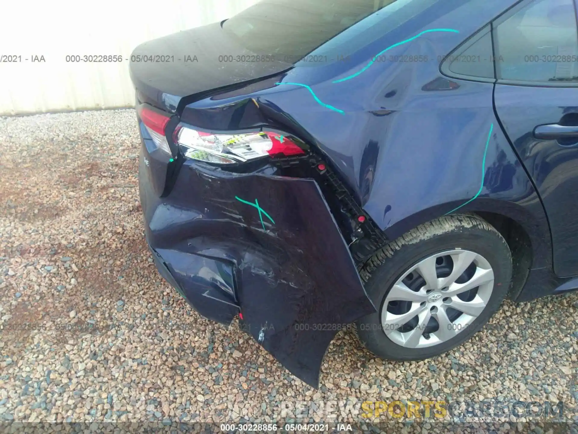 6 Photograph of a damaged car 5YFEPRAE1LP102899 TOYOTA COROLLA 2020